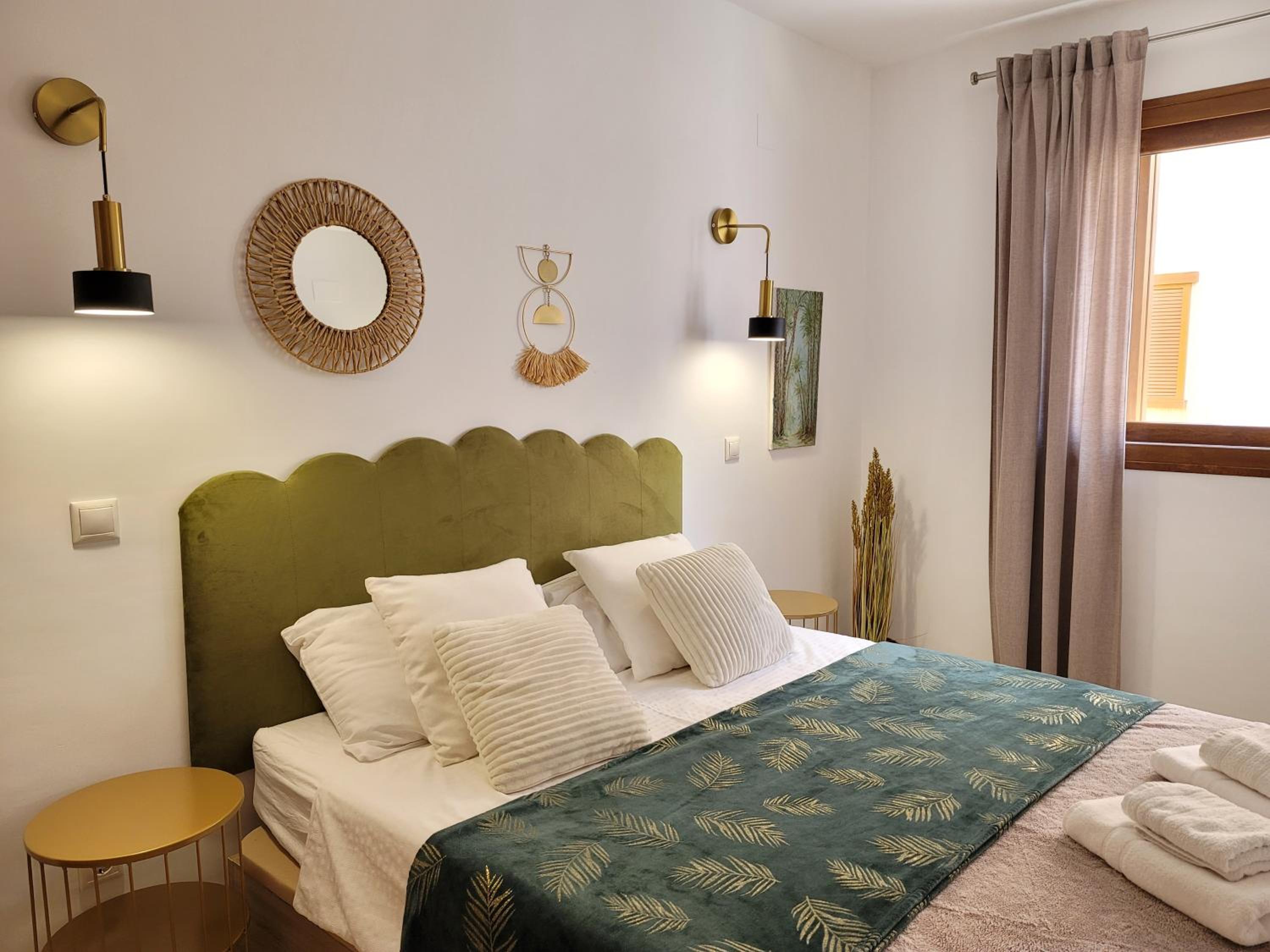 Apartamento con vista al jardín