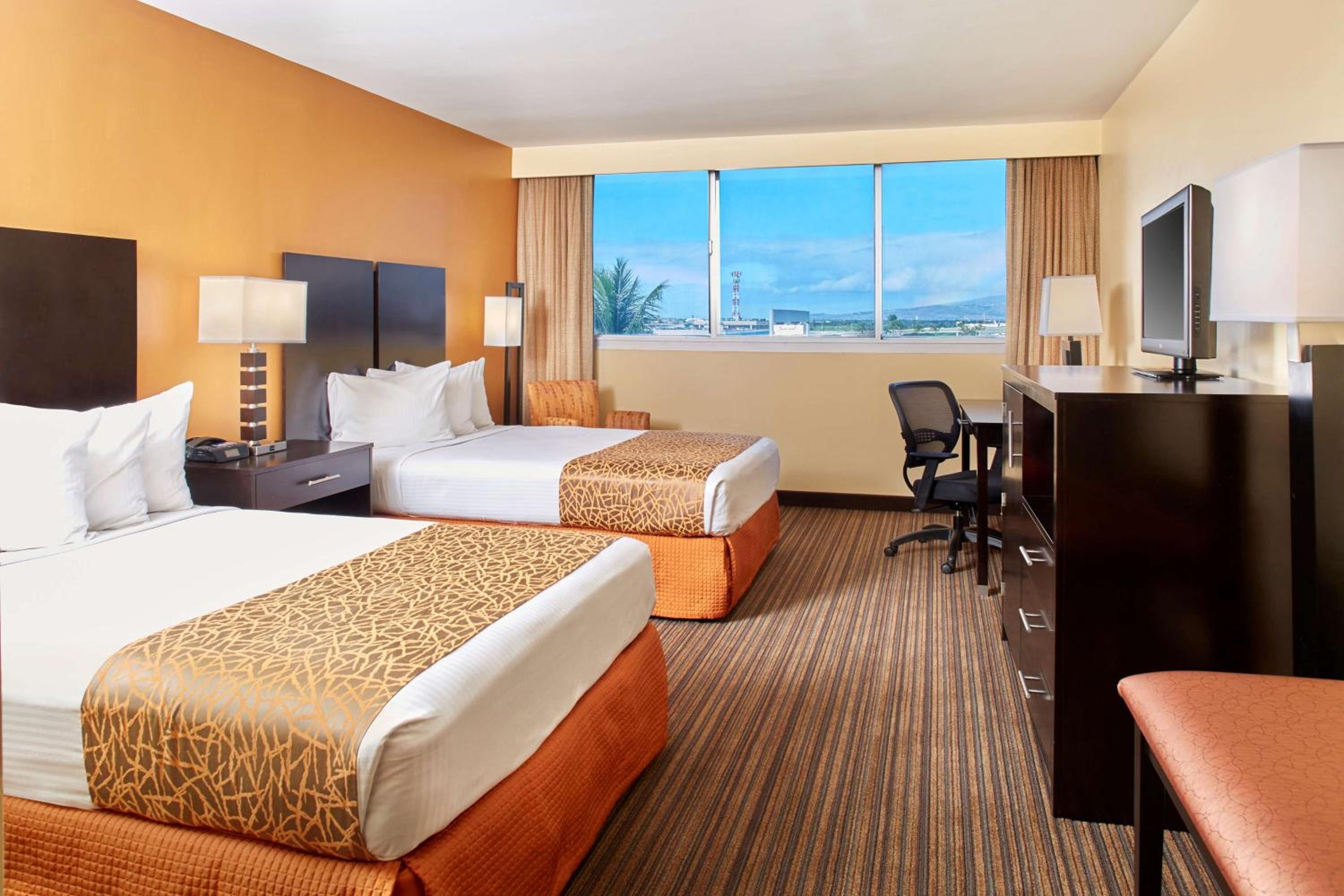Double Tower Room with Two Double Beds and Roll-In Shower - Disability Access/Non-Smoking