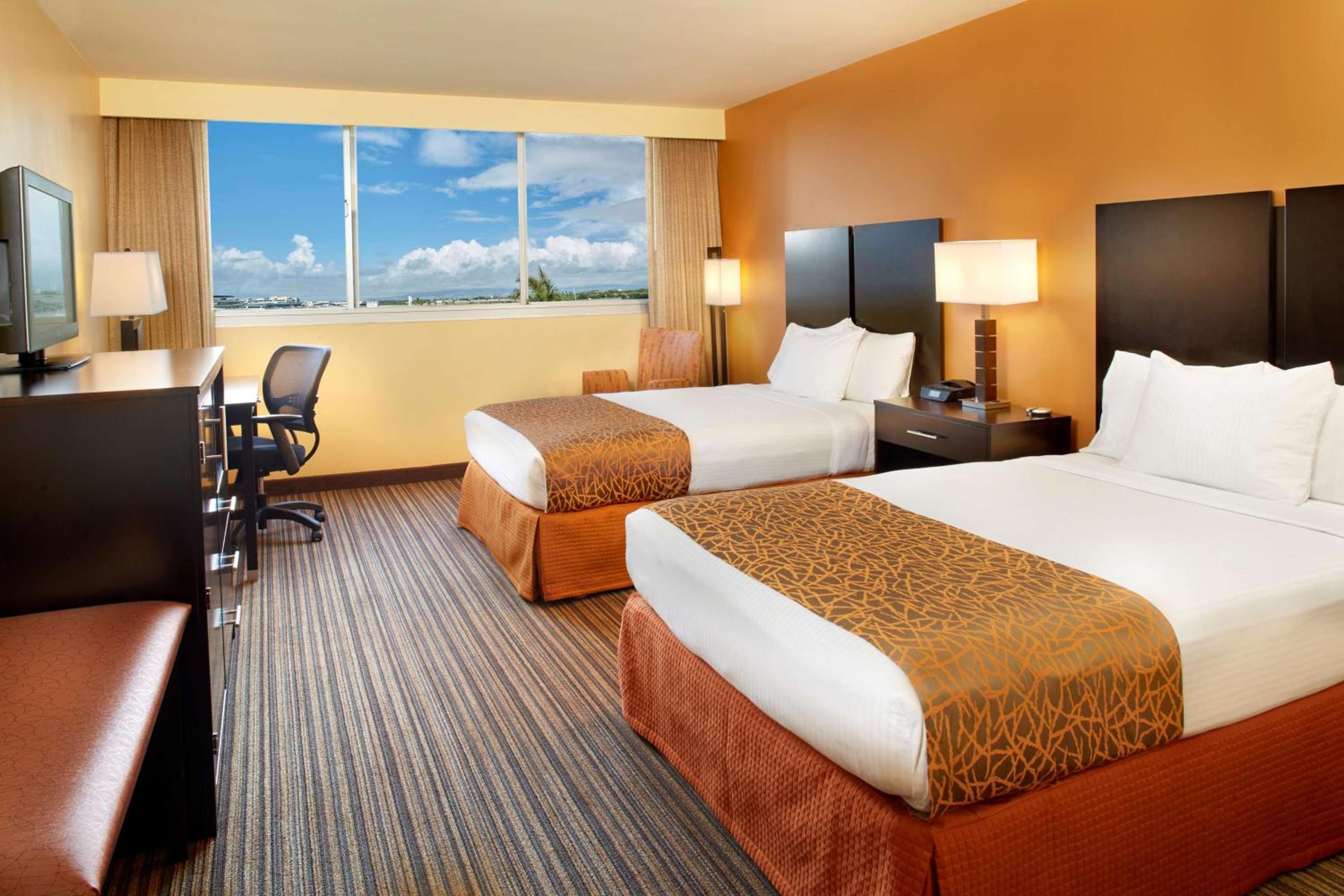 Double Tower Room with Two Double Beds and Roll-In Shower - Disability Access/Non-Smoking