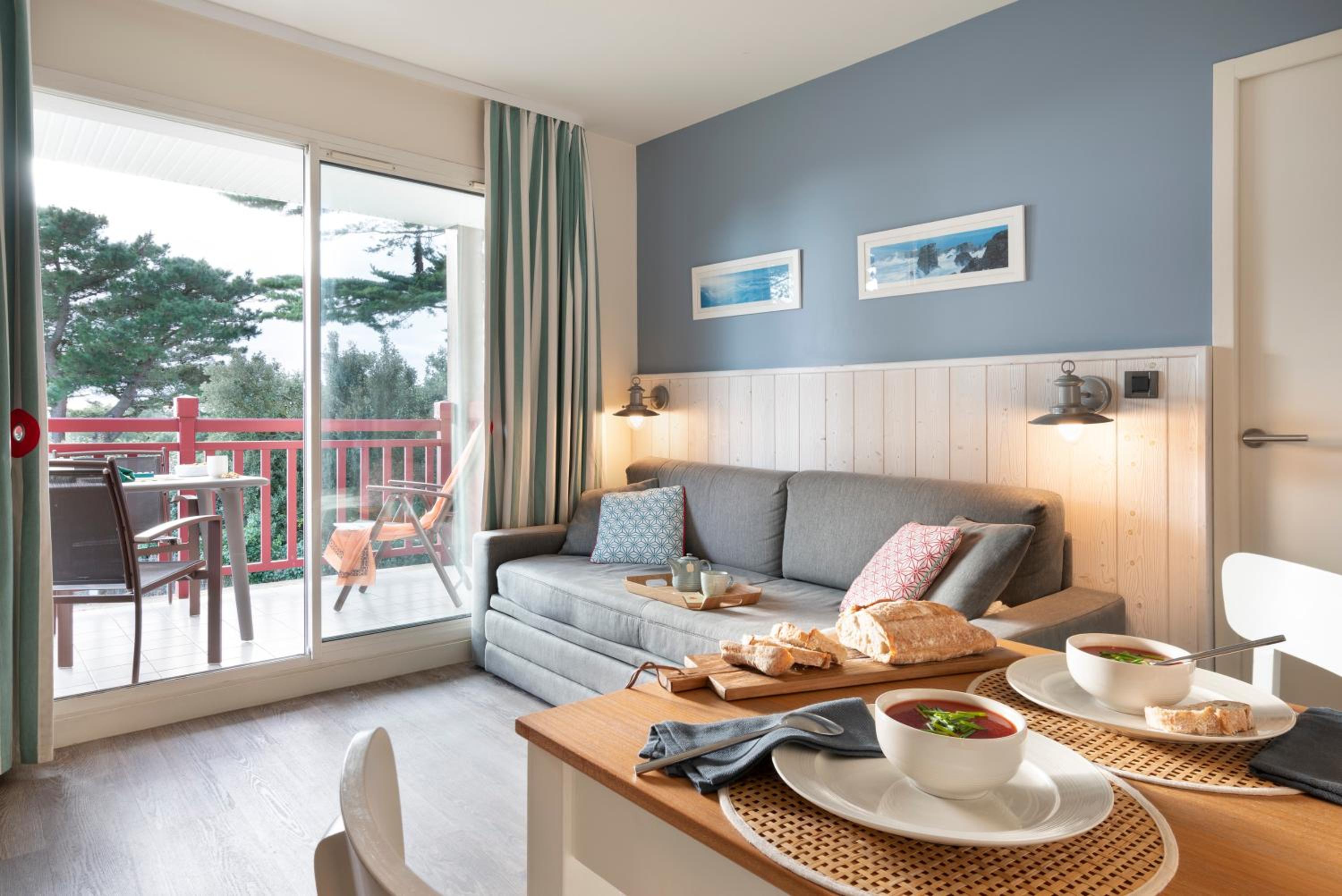 One-Bedroom Apartment with Terrace or Balcony (4 People) - Sea View
