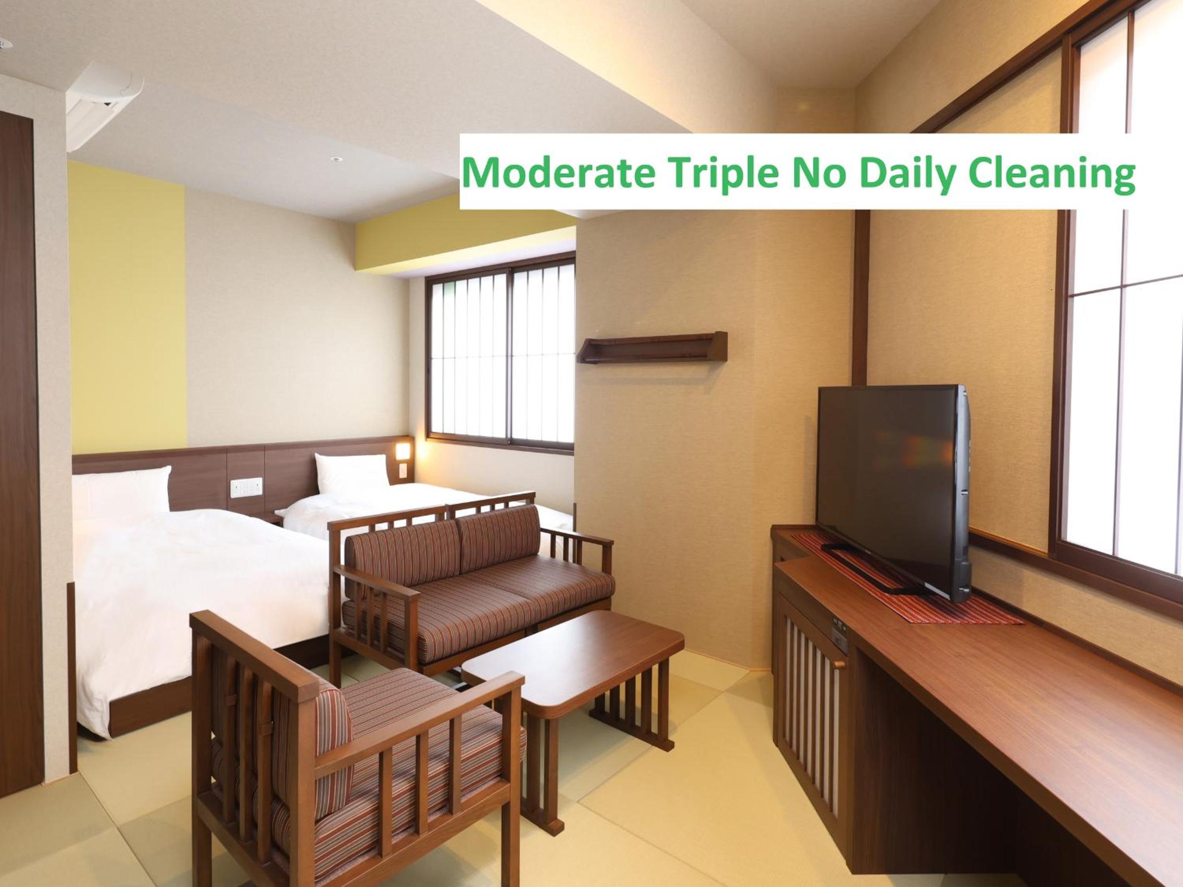 Moderate Triple Room - No Daily Cleaning