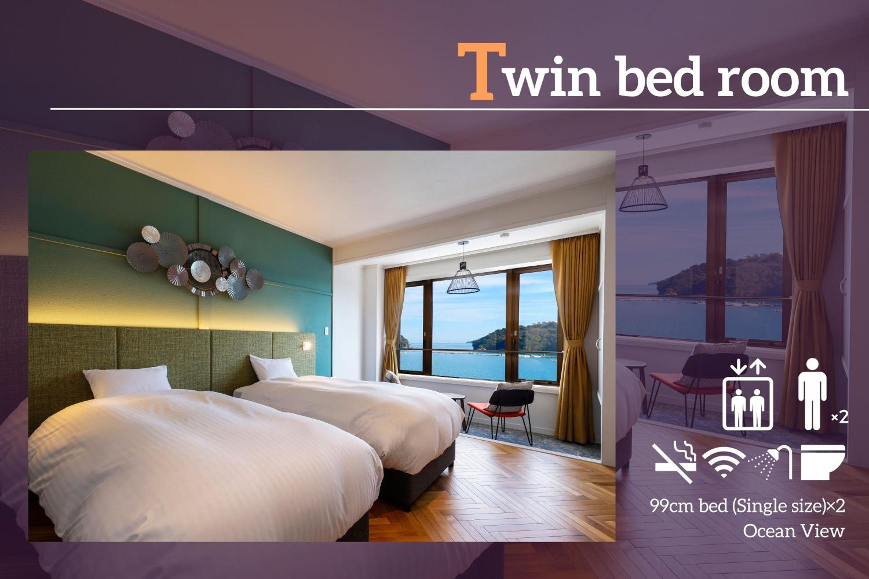 Twin Room with Sea View - Photo 1
