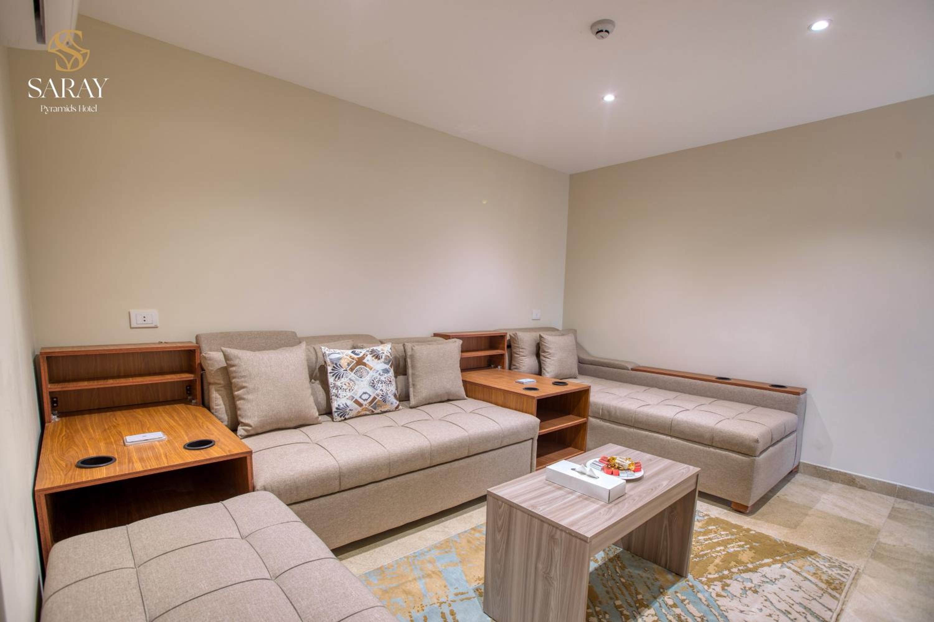 Executive Suite with Pyramids and Museum View