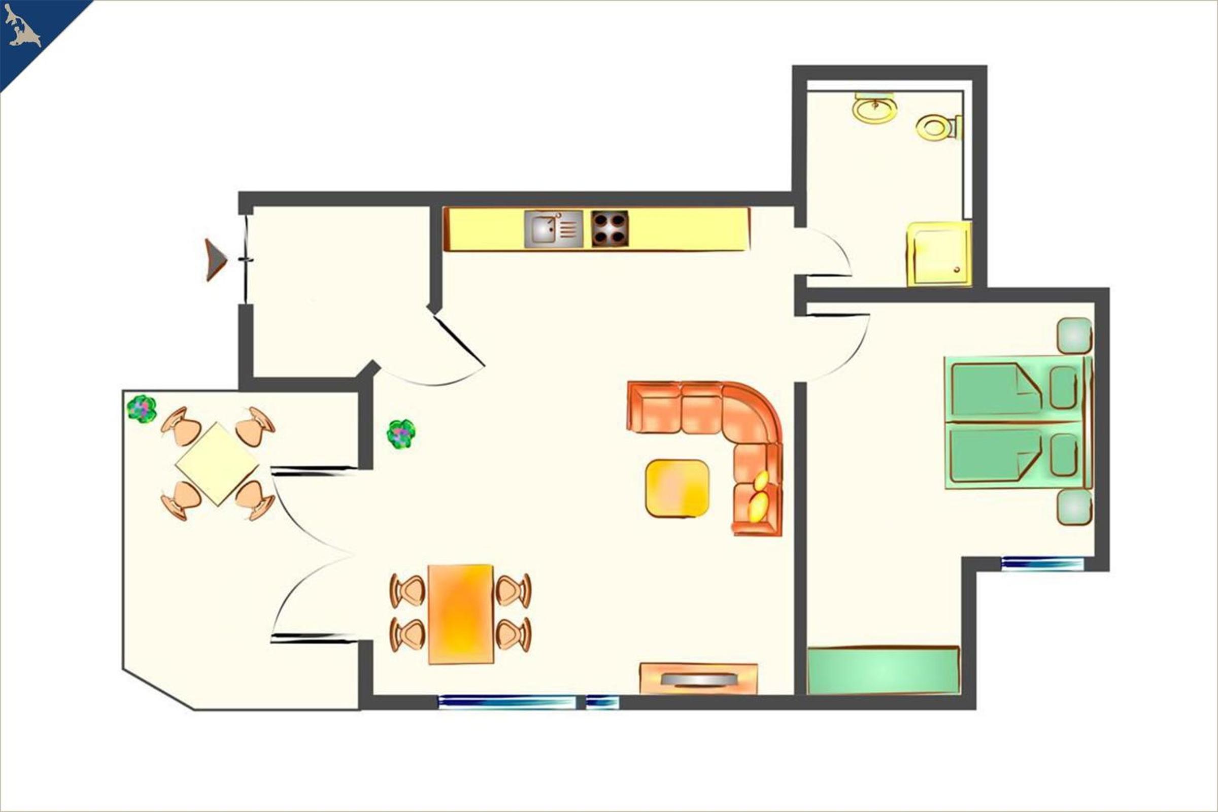 Apartment with Terrace photo 3
