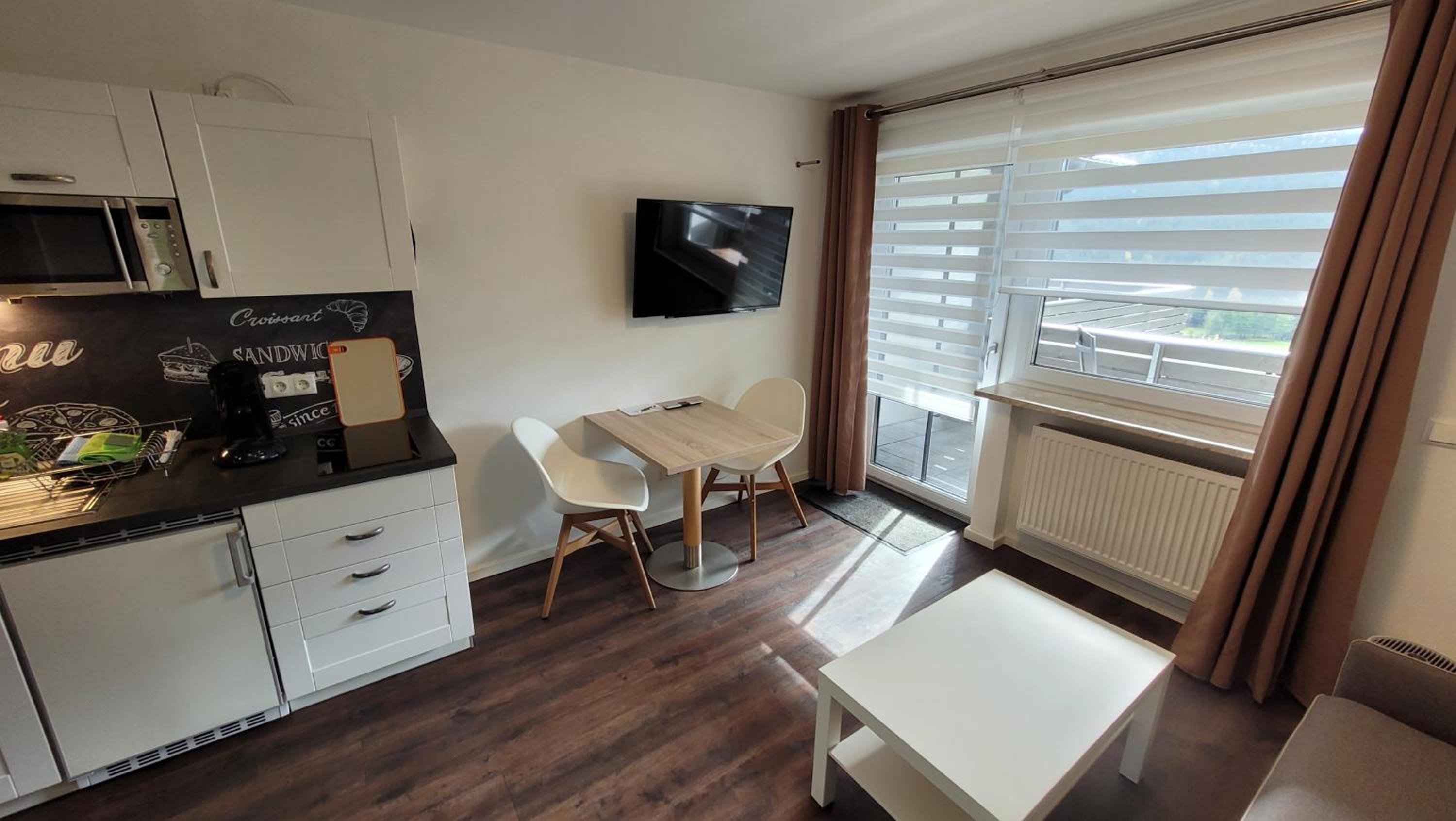 Tiny Studio with Balcony and Mountain view
