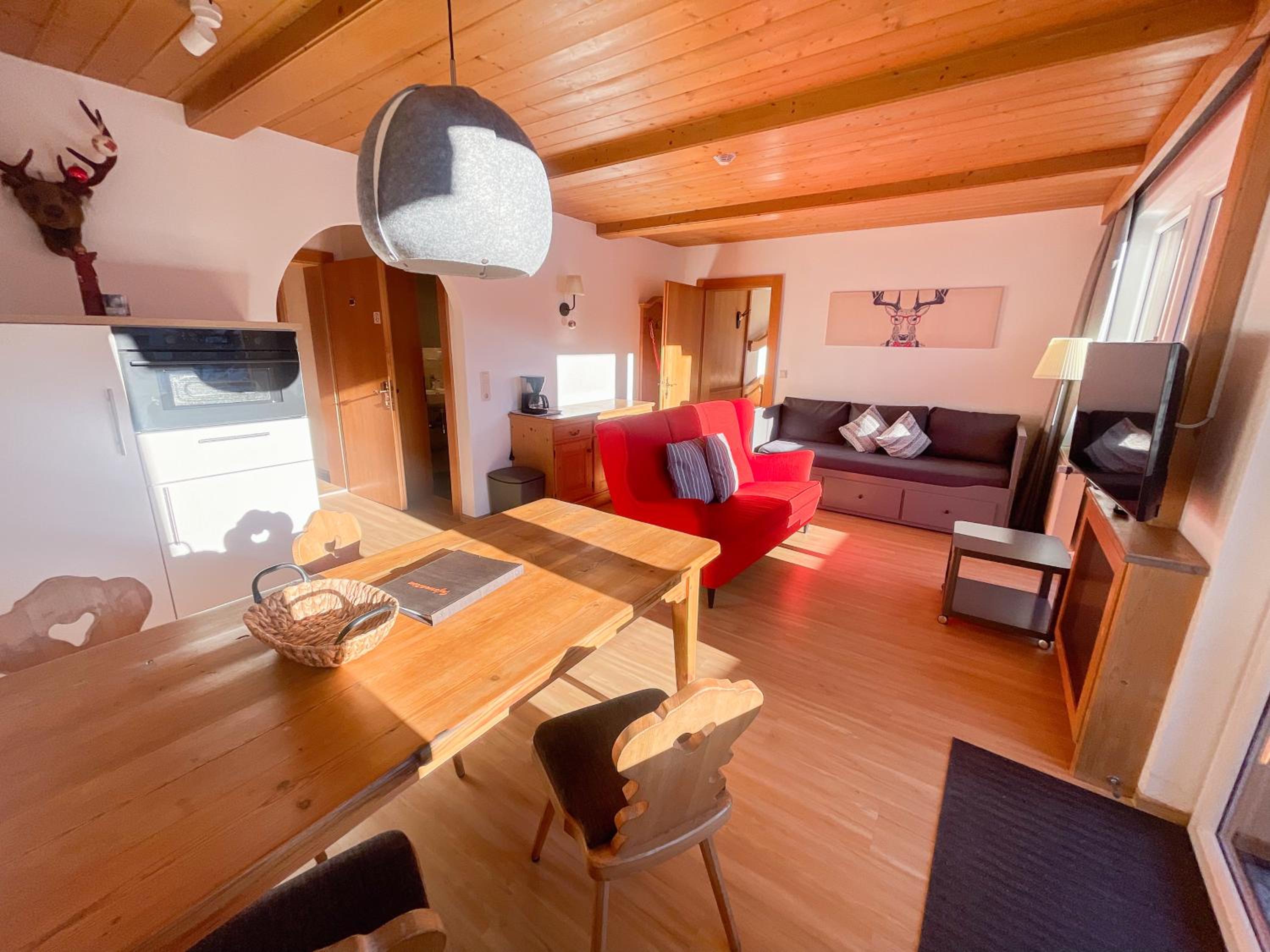One-Bedroom Apartment with children's room and Balcony