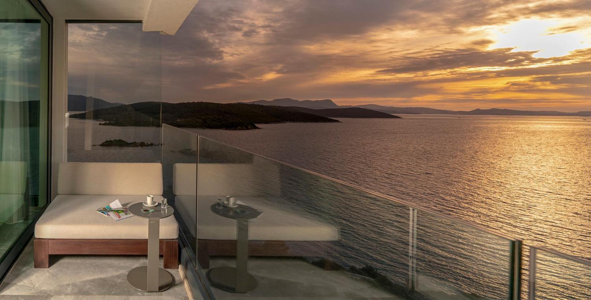 Panorama Seaview, Guest room, 1 King, Sea view, Balcony