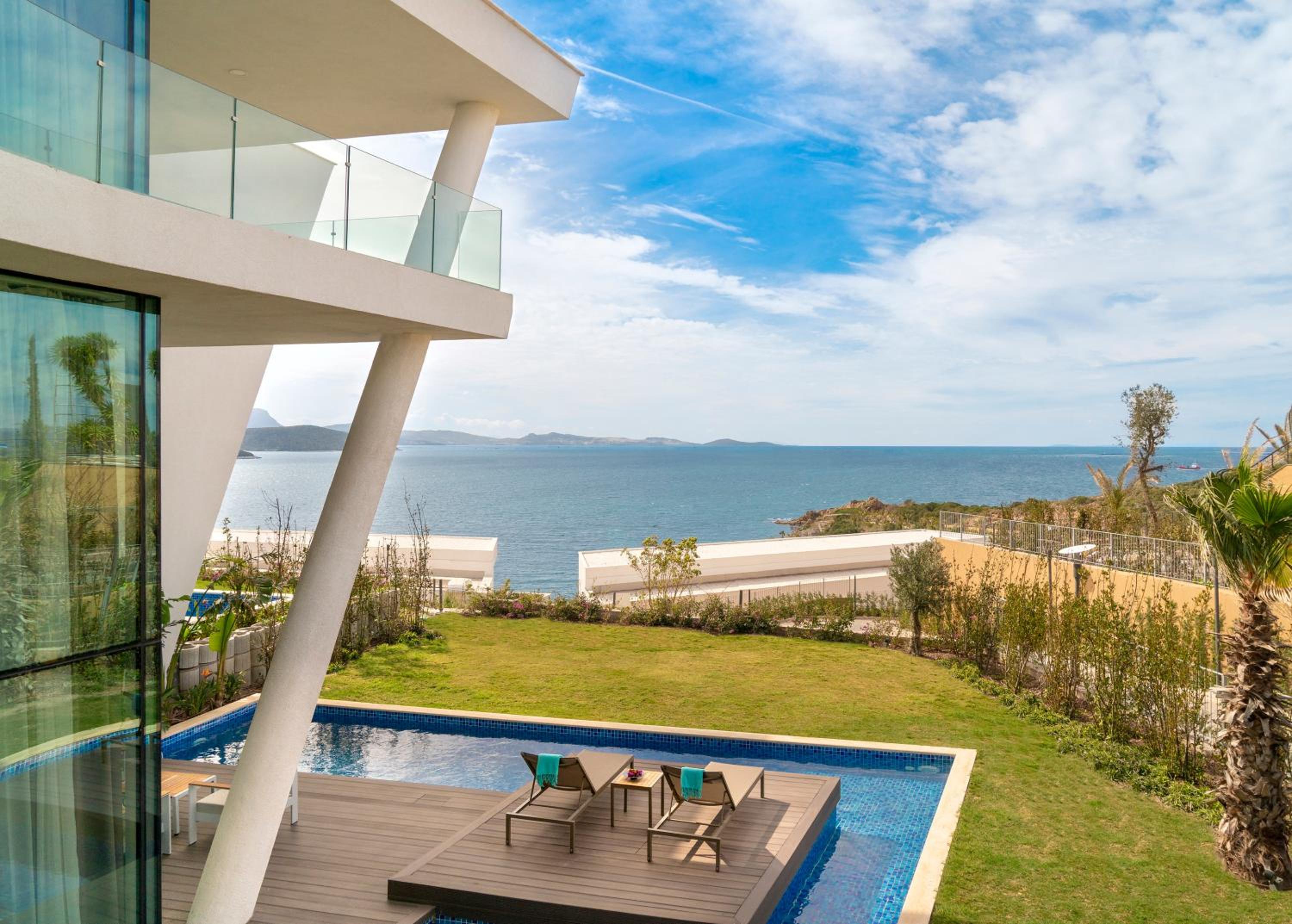 Pool Villa, 4 Bedroom Villa, Sea view, Balcony