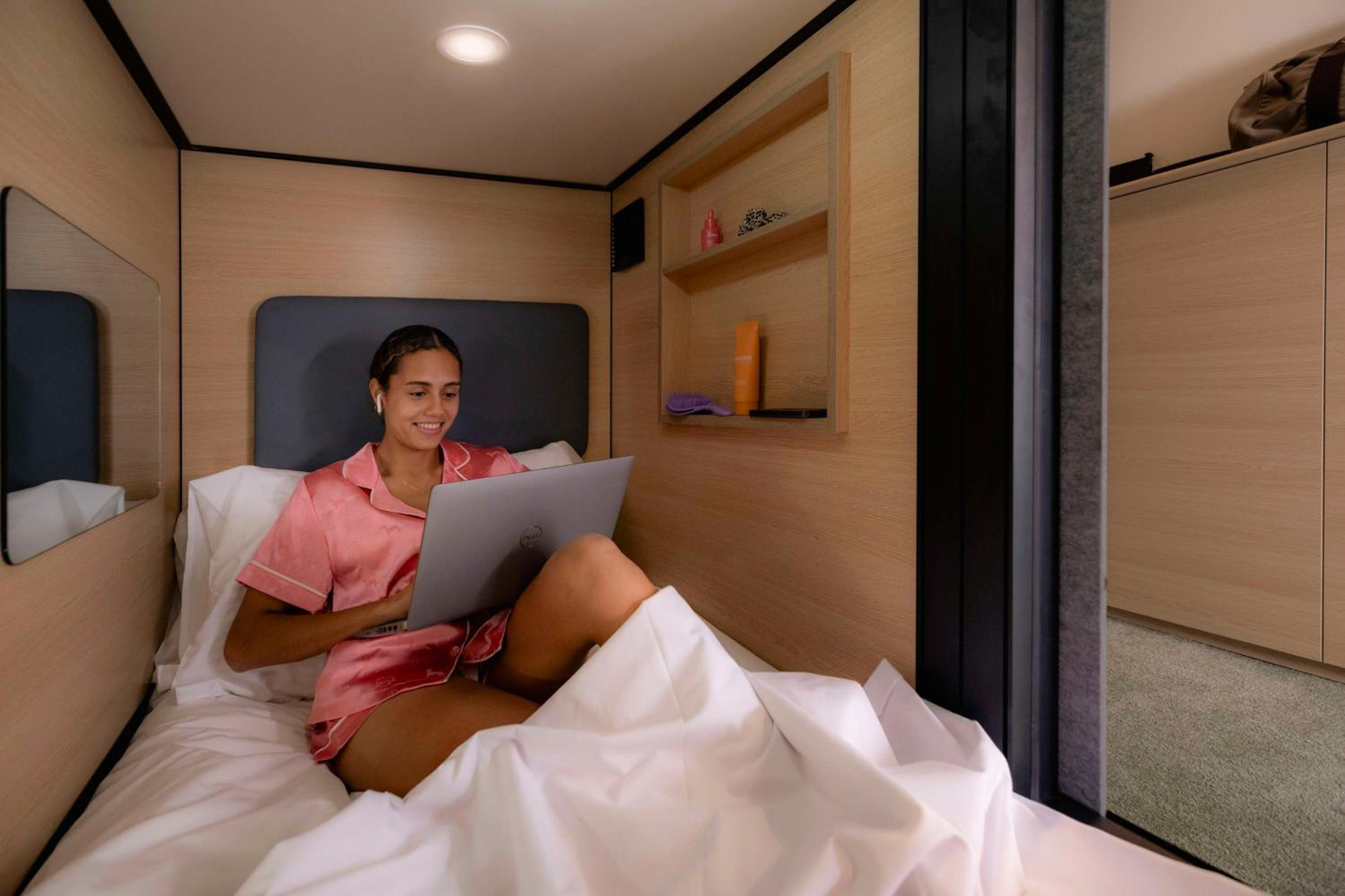 Female Only Private Single POD in 4 Share Room with Private Bathroom