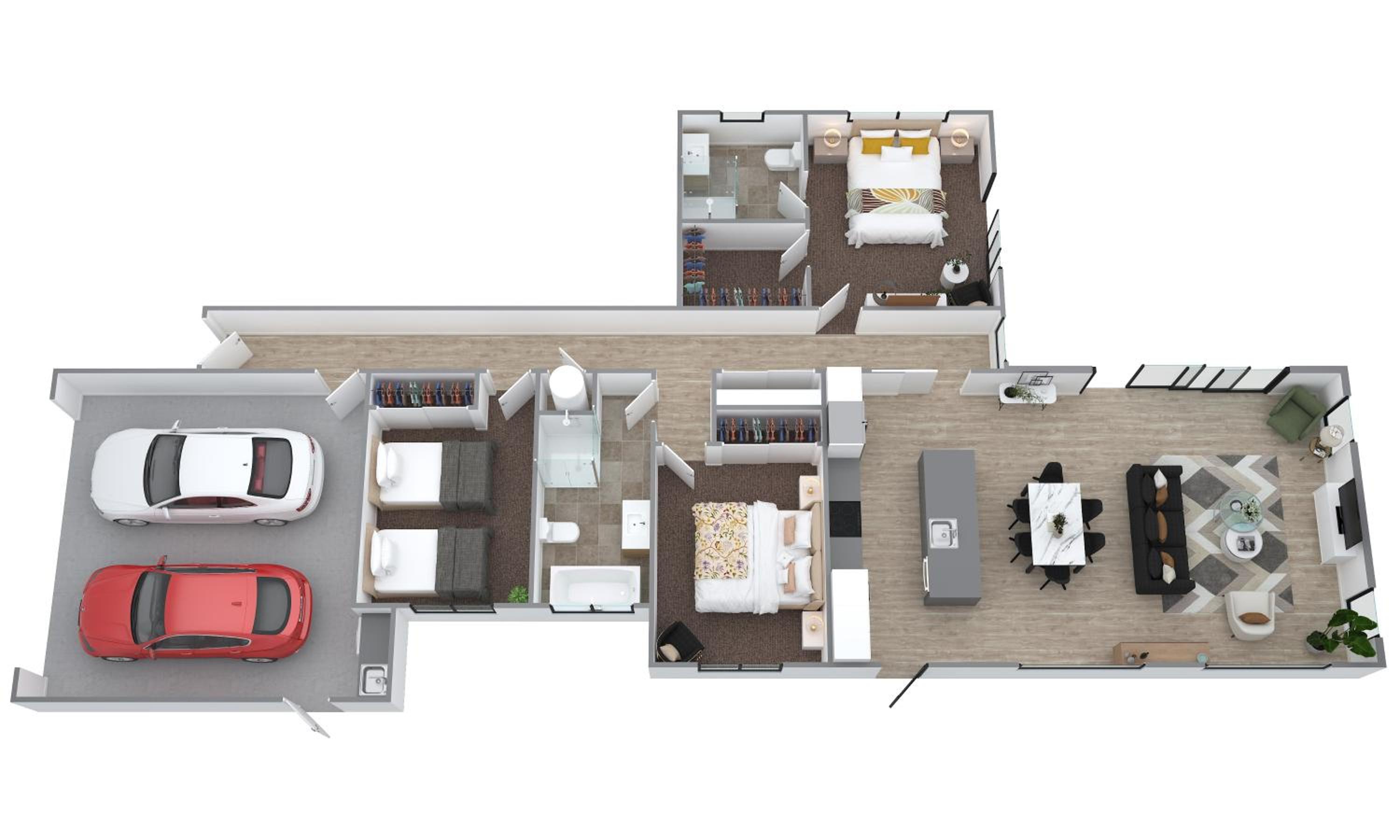Three-Bedroom House photo 3
