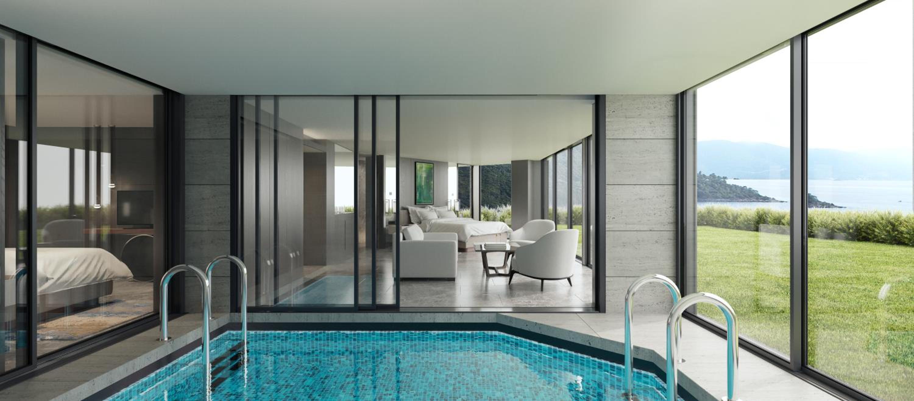 Indoor Pool 2 Bedroom, 2 Bedroom Suite, Sea view, Balcony thumbnail 5
