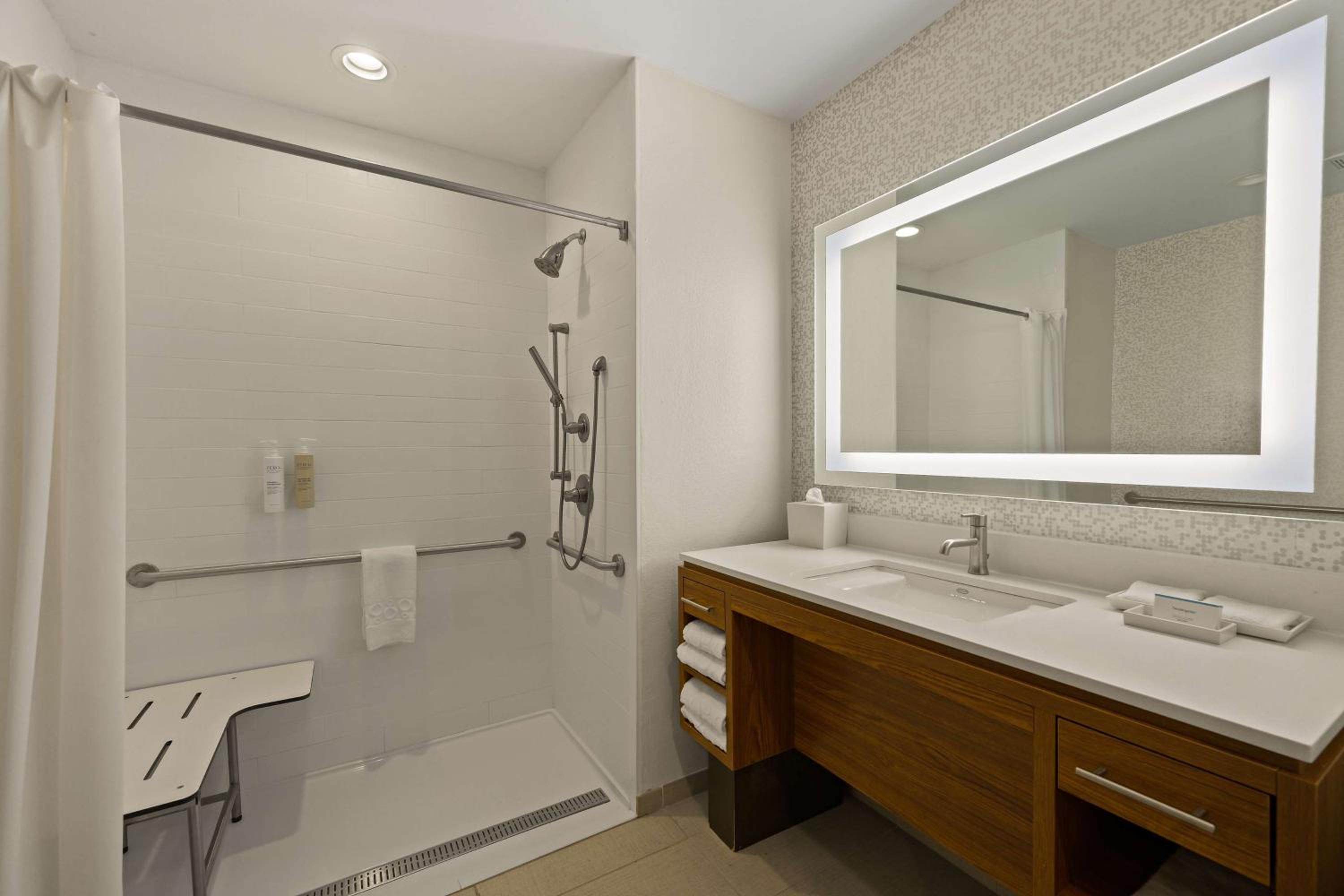 Queen Studio Suite with Roll-In Shower - Mobility Access/Non-Smoking