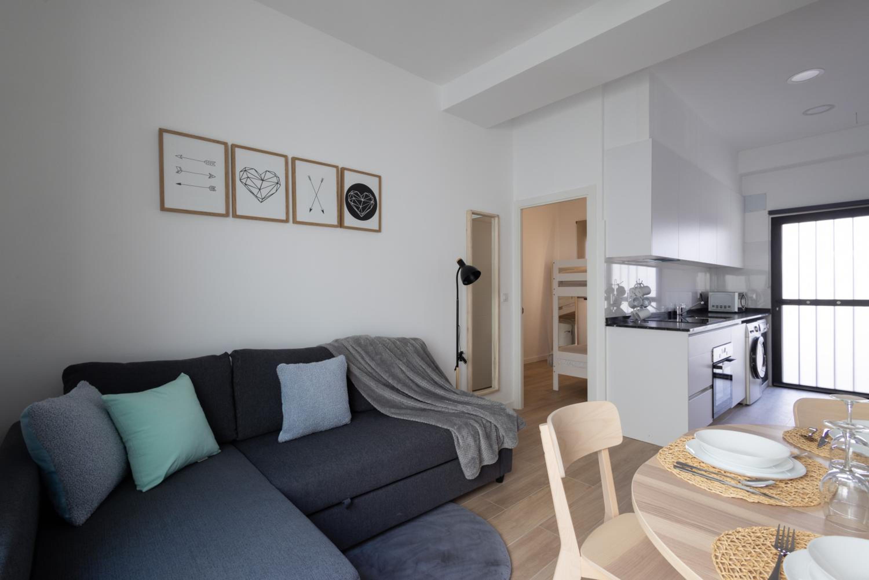 Apartamento de dos habitaciones