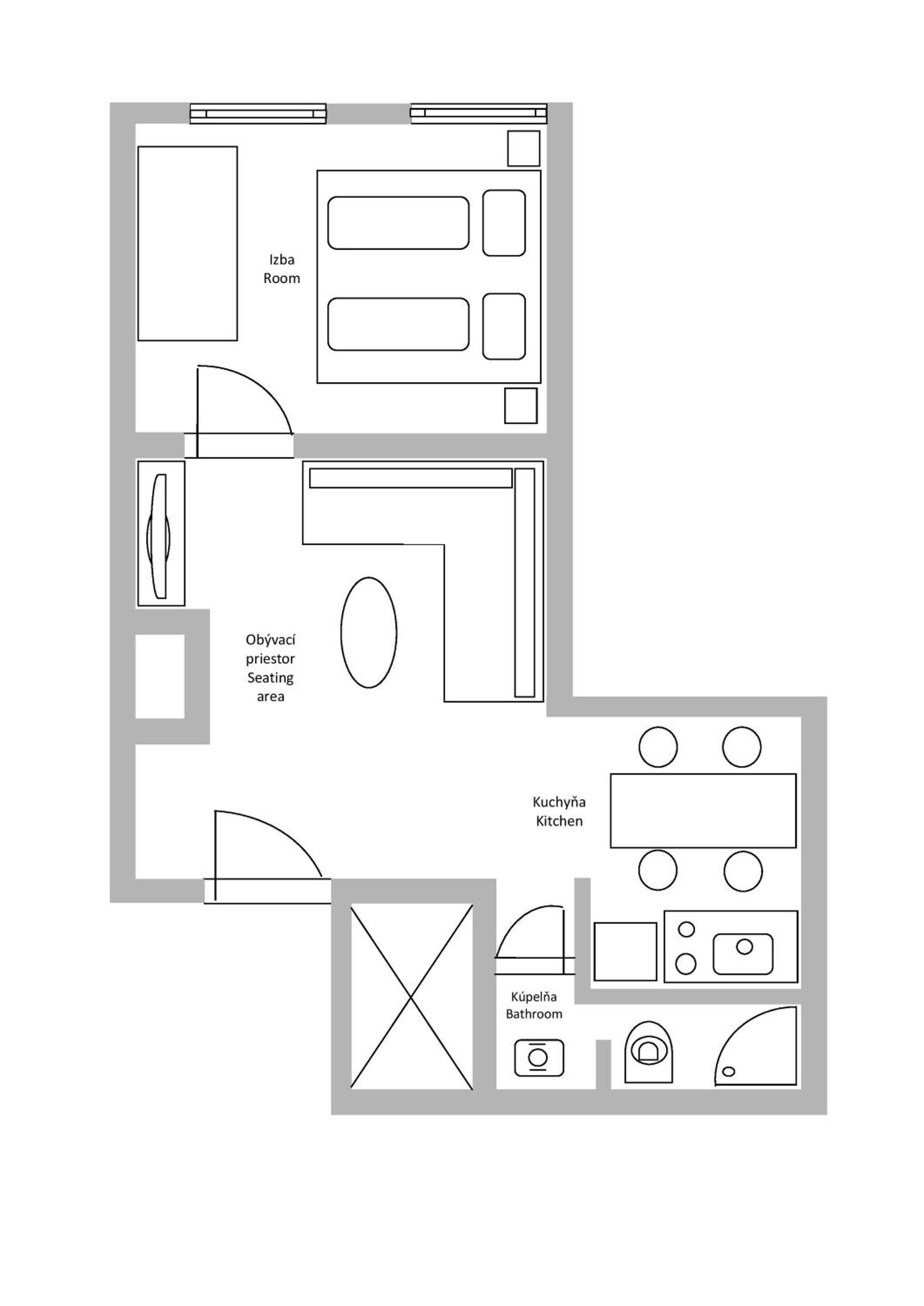 Deluxe One-Bedroom Apartment photo 3