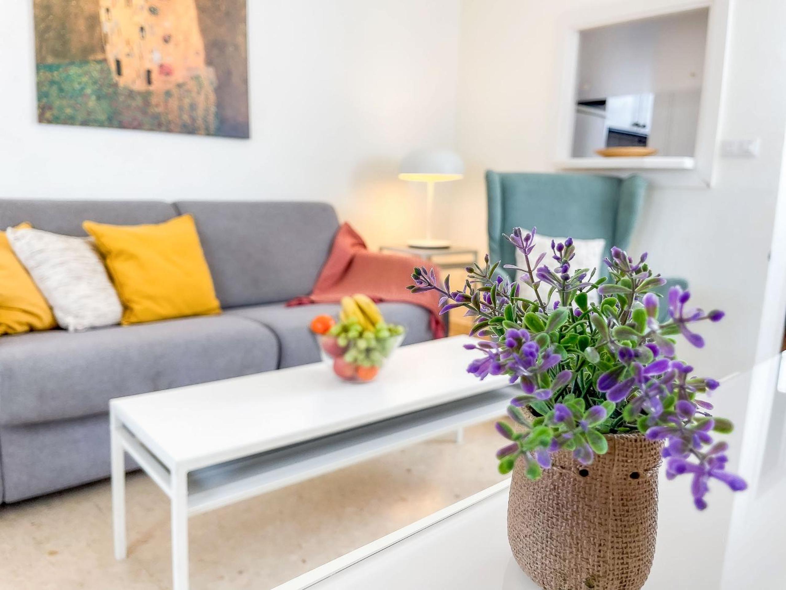 Apartamento de una habitación con vista superior al mar.
