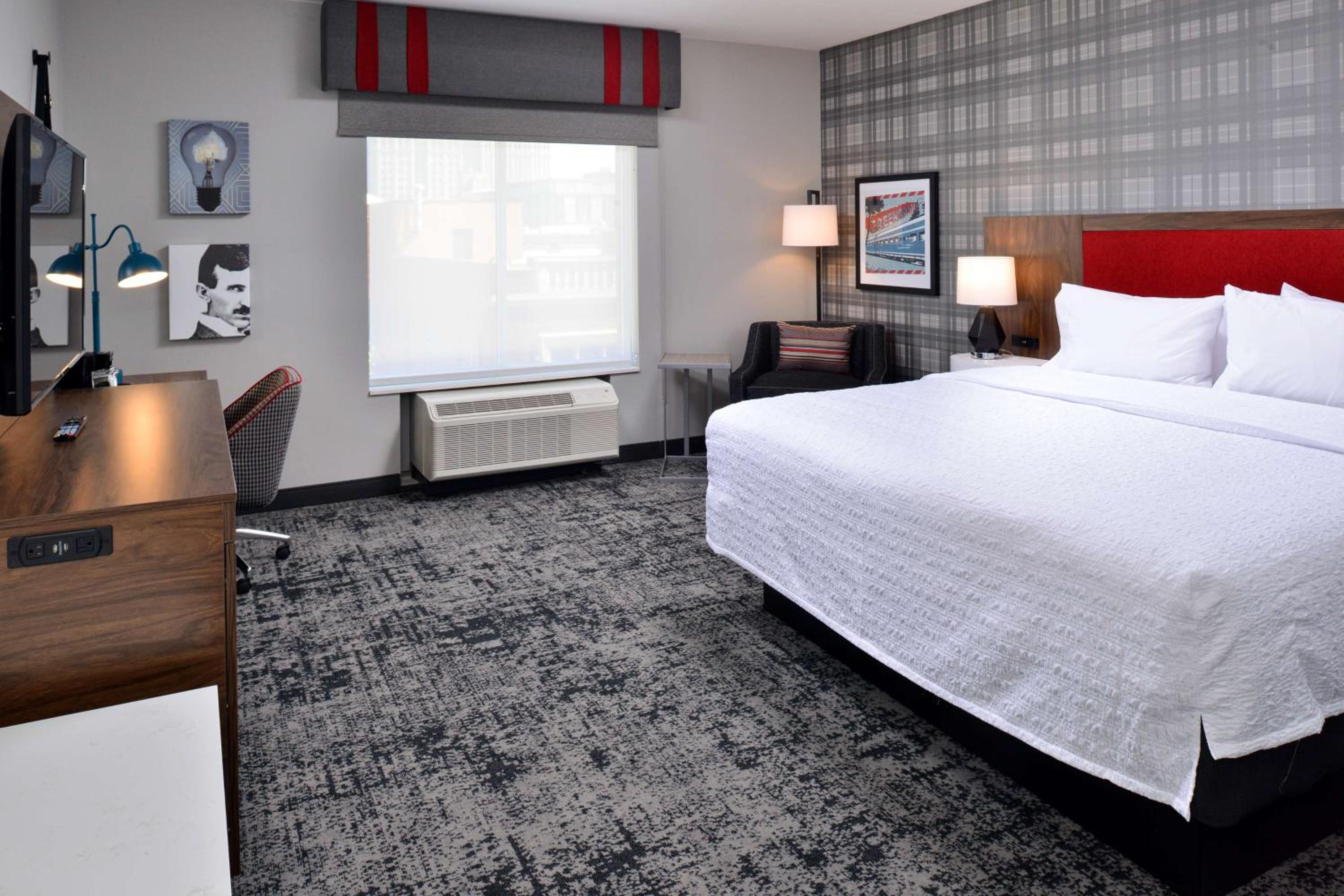 King Room at Hampton Inn & Suites Greensboro Downtown, Nc in Greensboro