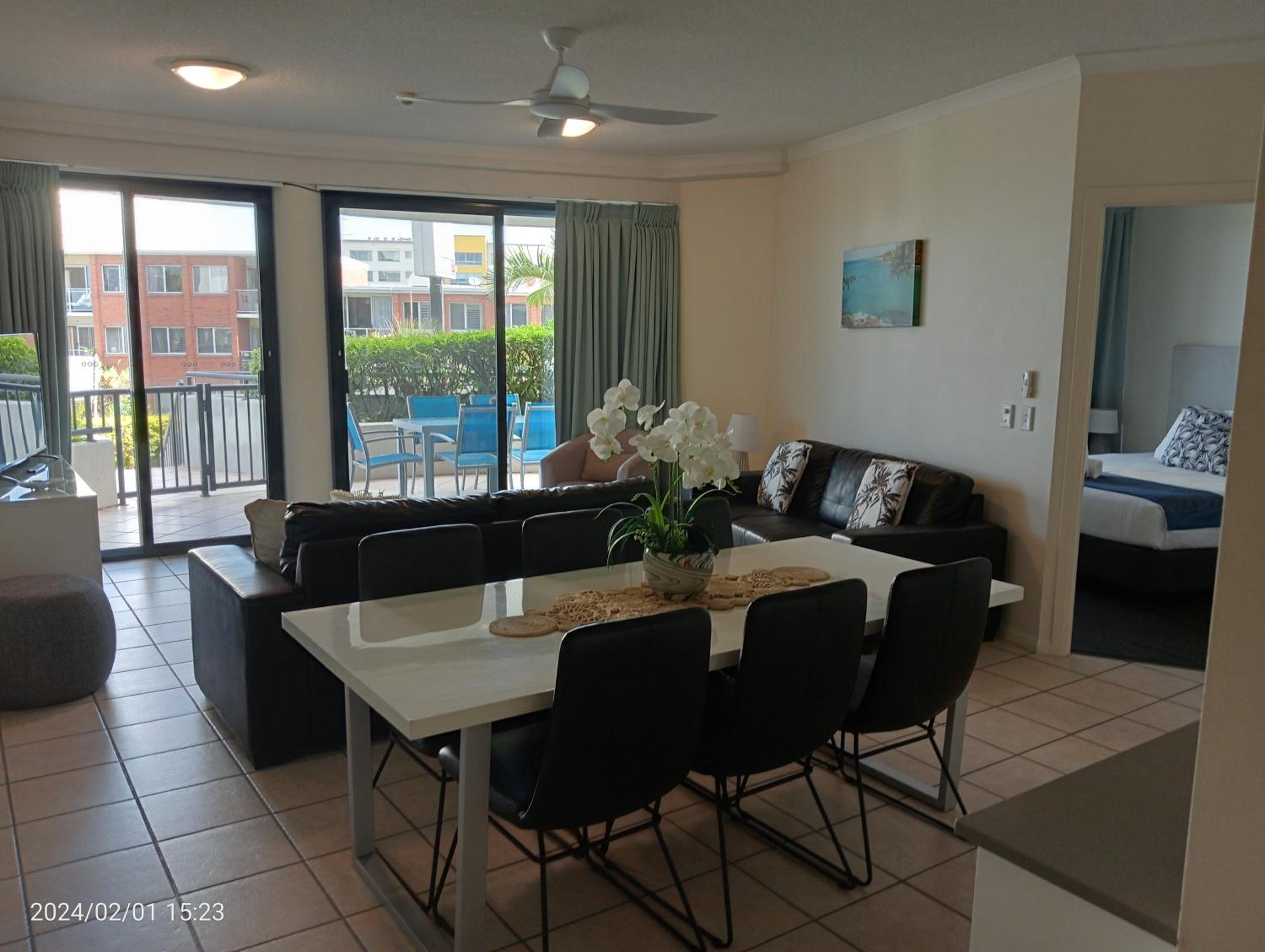 Two-Bedroom Apartment with Pool View