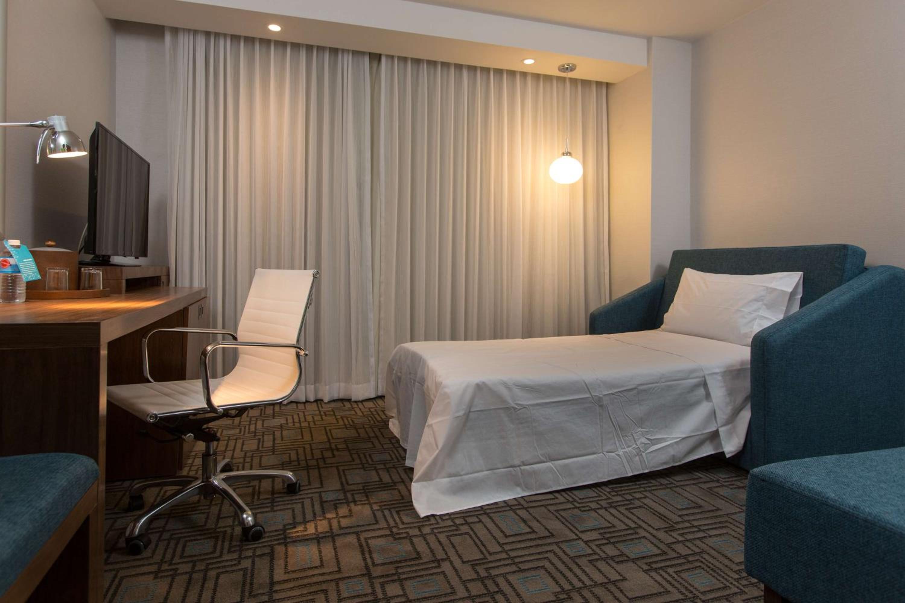 Queen Studio with Roll-In Shower - Mobility Access/Non-Smoking
