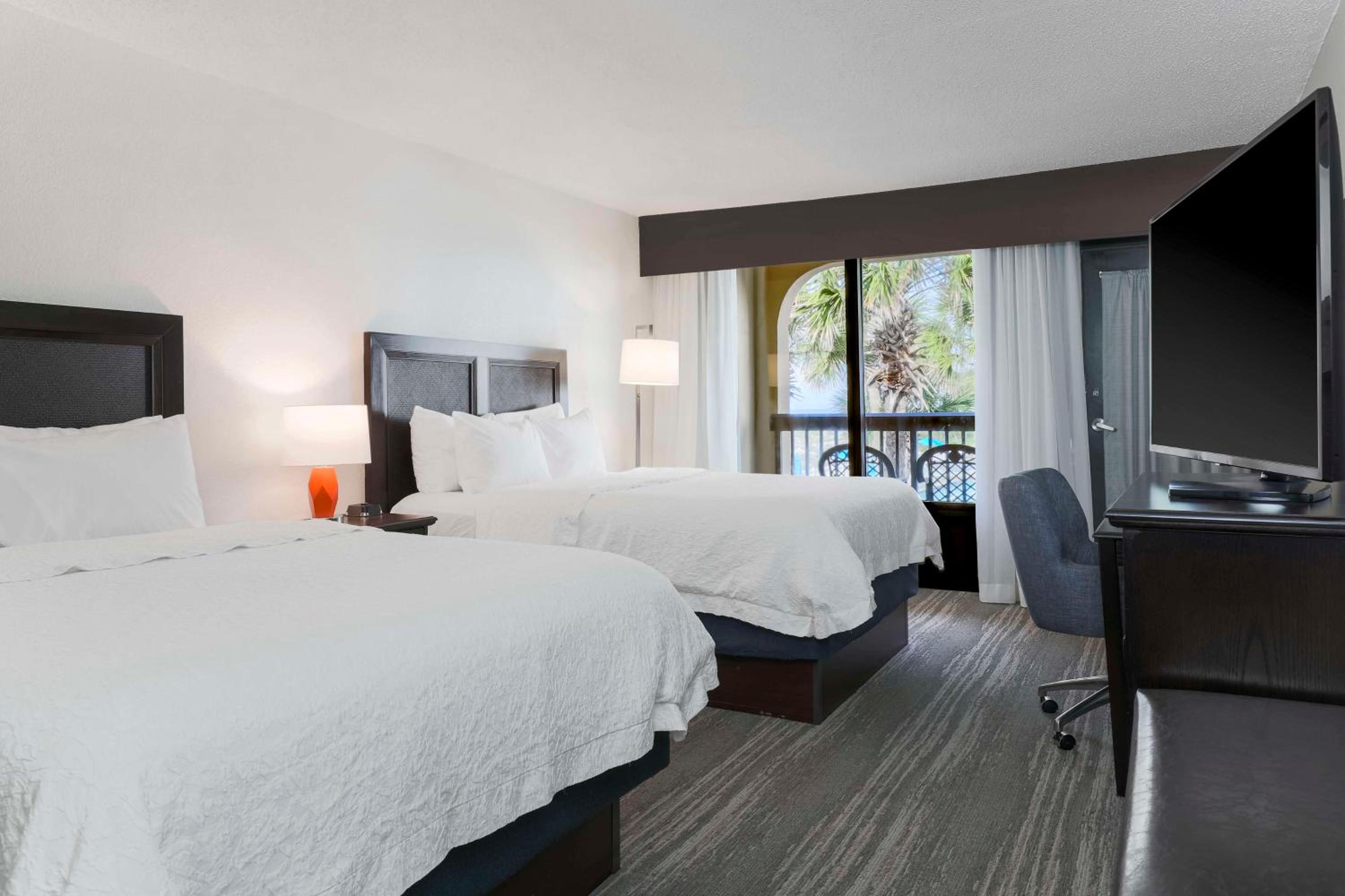 Queen Room with Two Queen Bed and Partial Gulf View - Non-Smoking - Photo 1