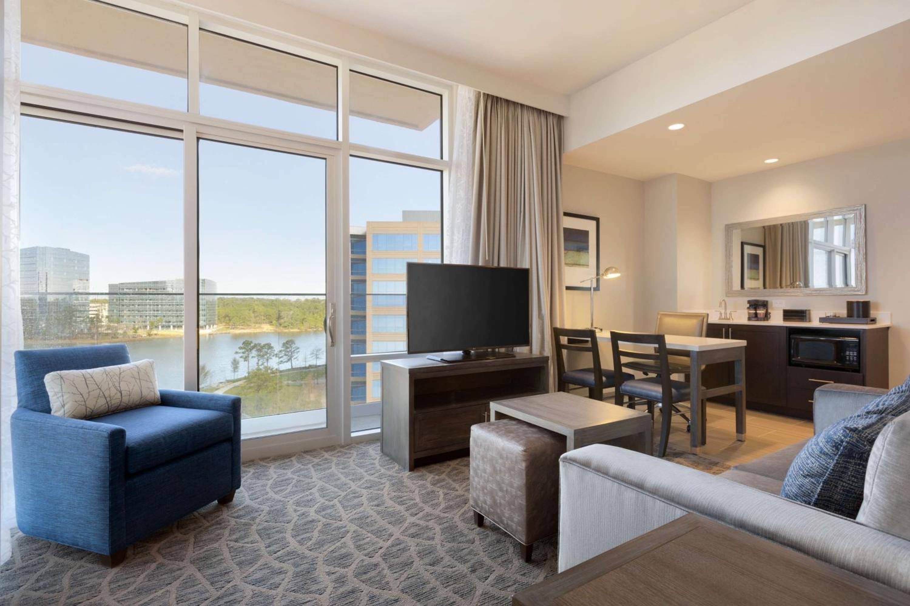 Two Room King Suite with Balcony and Lake View