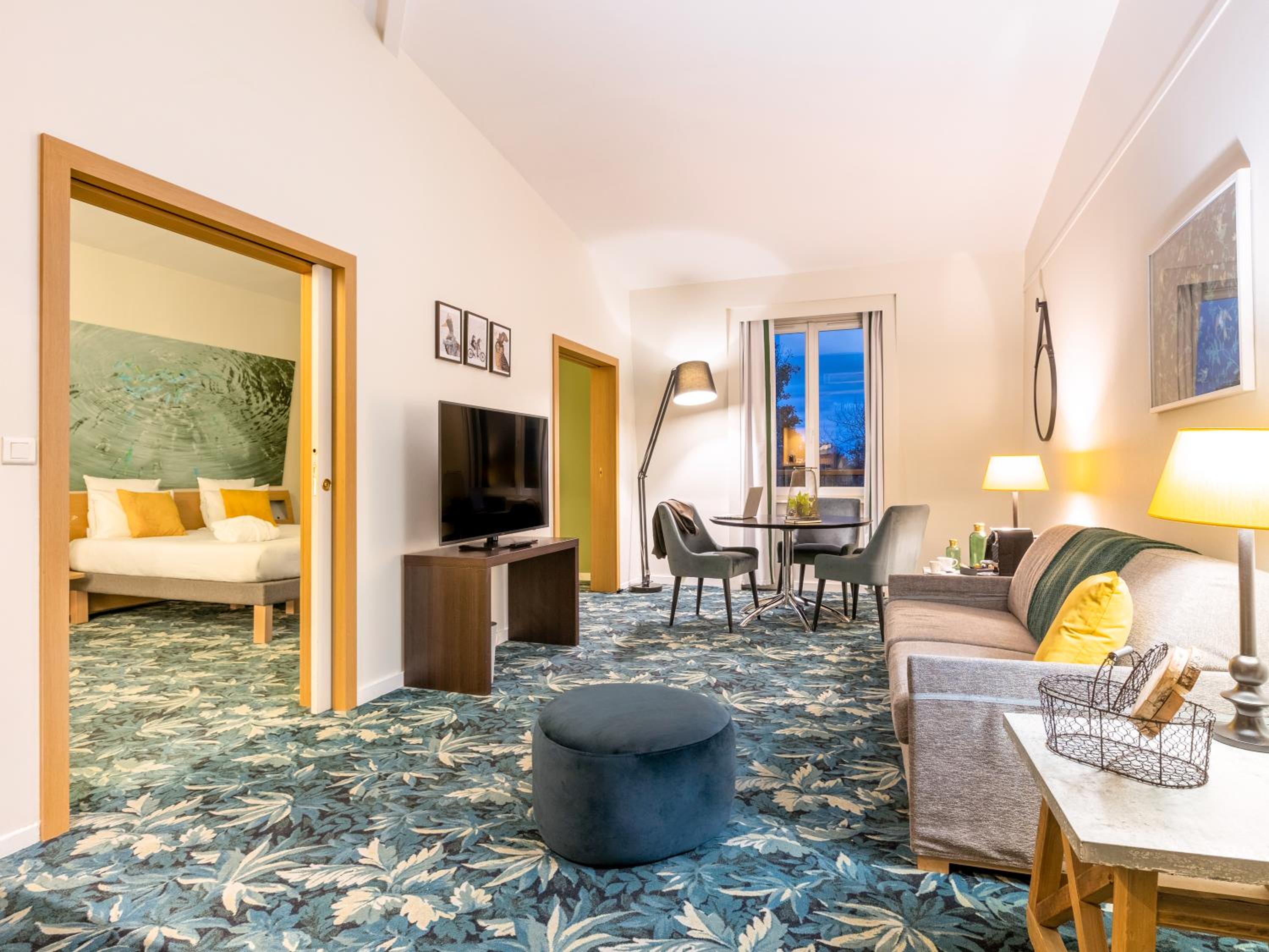 Suite with One Double Bed and One Sofa Bed