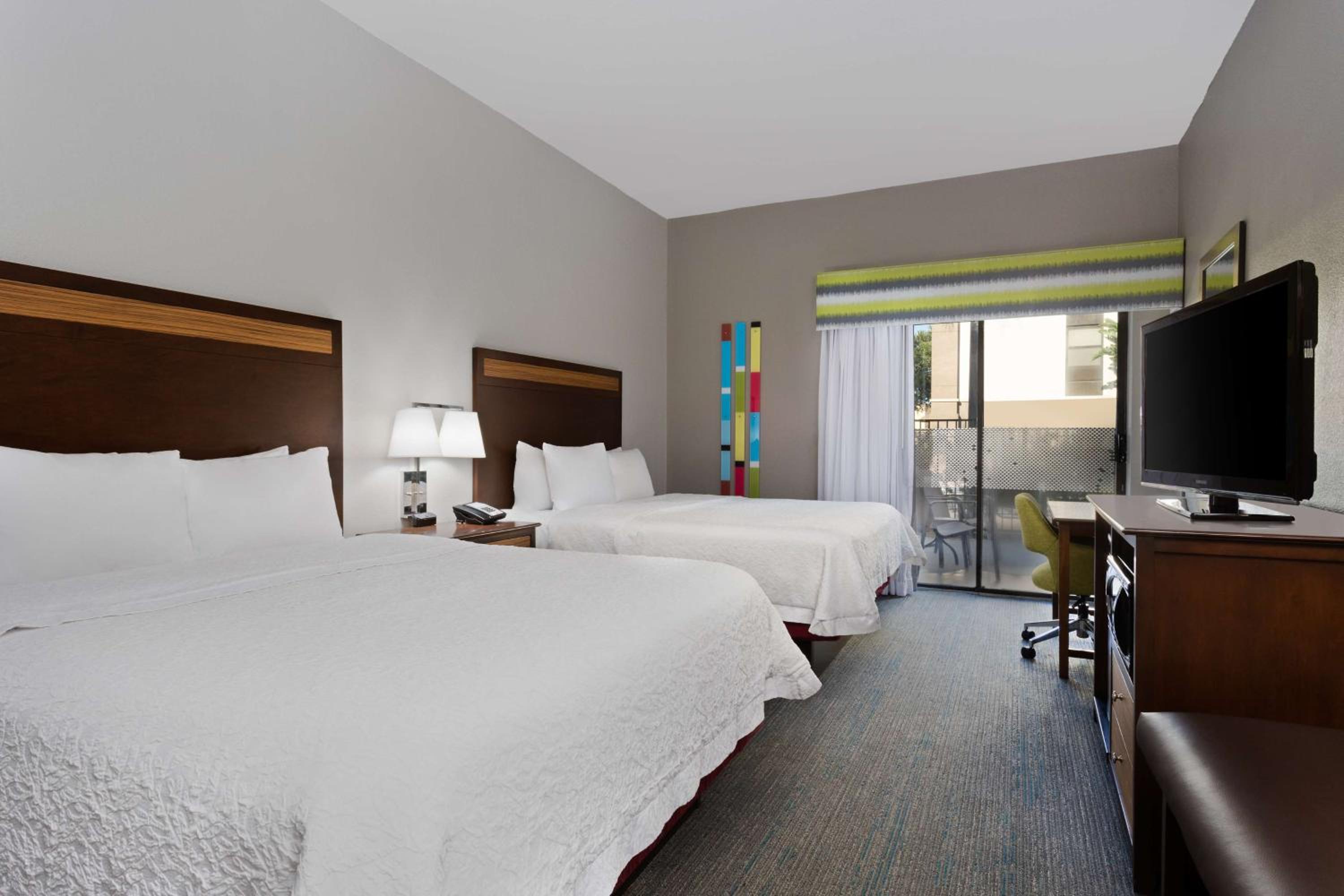 Queen Room with Two Queen Beds with Patio View - Non-Smoking