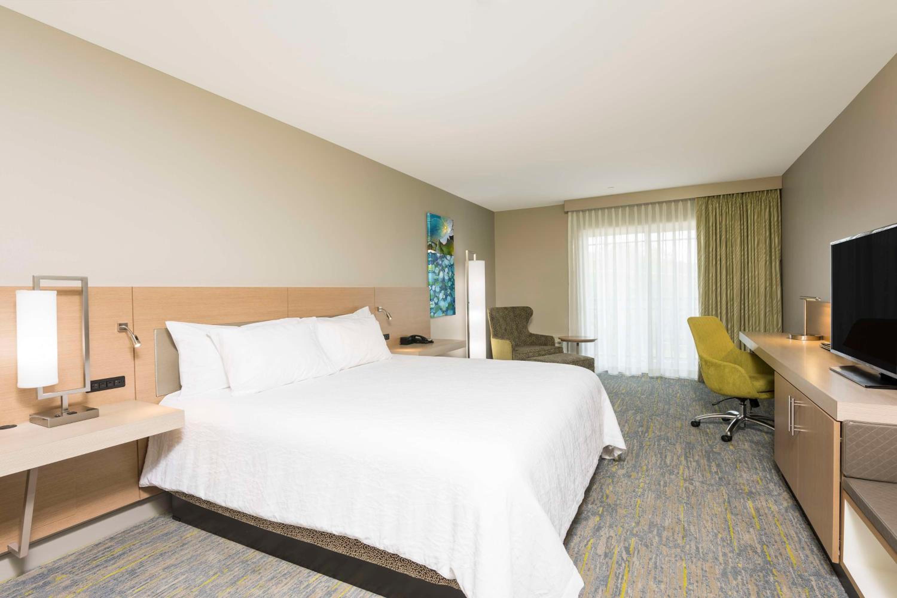 Deluxe King Room with Balcony at Hilton Garden Inn Grand Rapids East in Grand Rapids