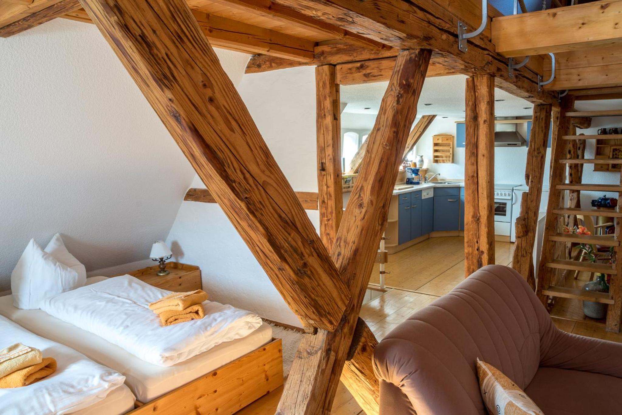 One-Bedroom Apartment with Garden View