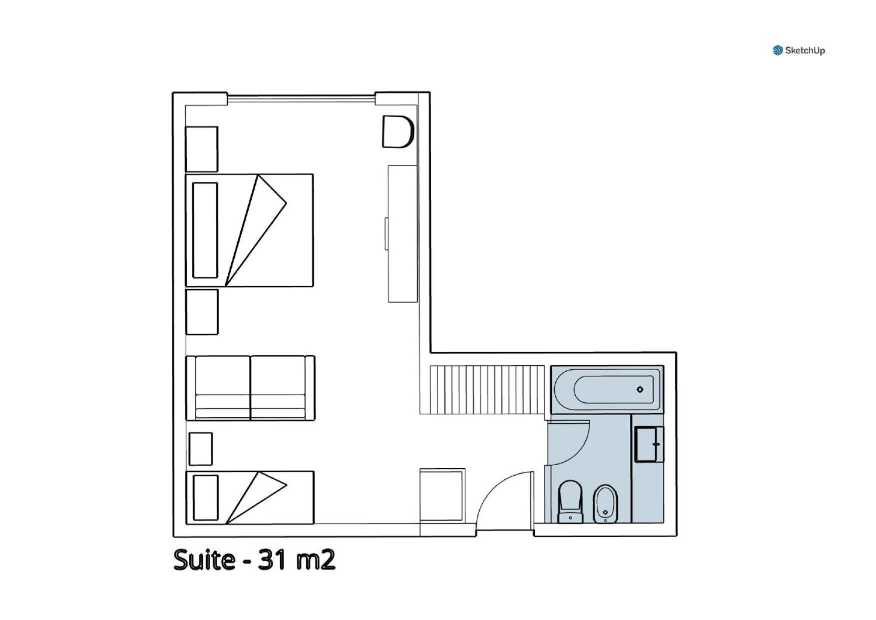 Suite with Lake View