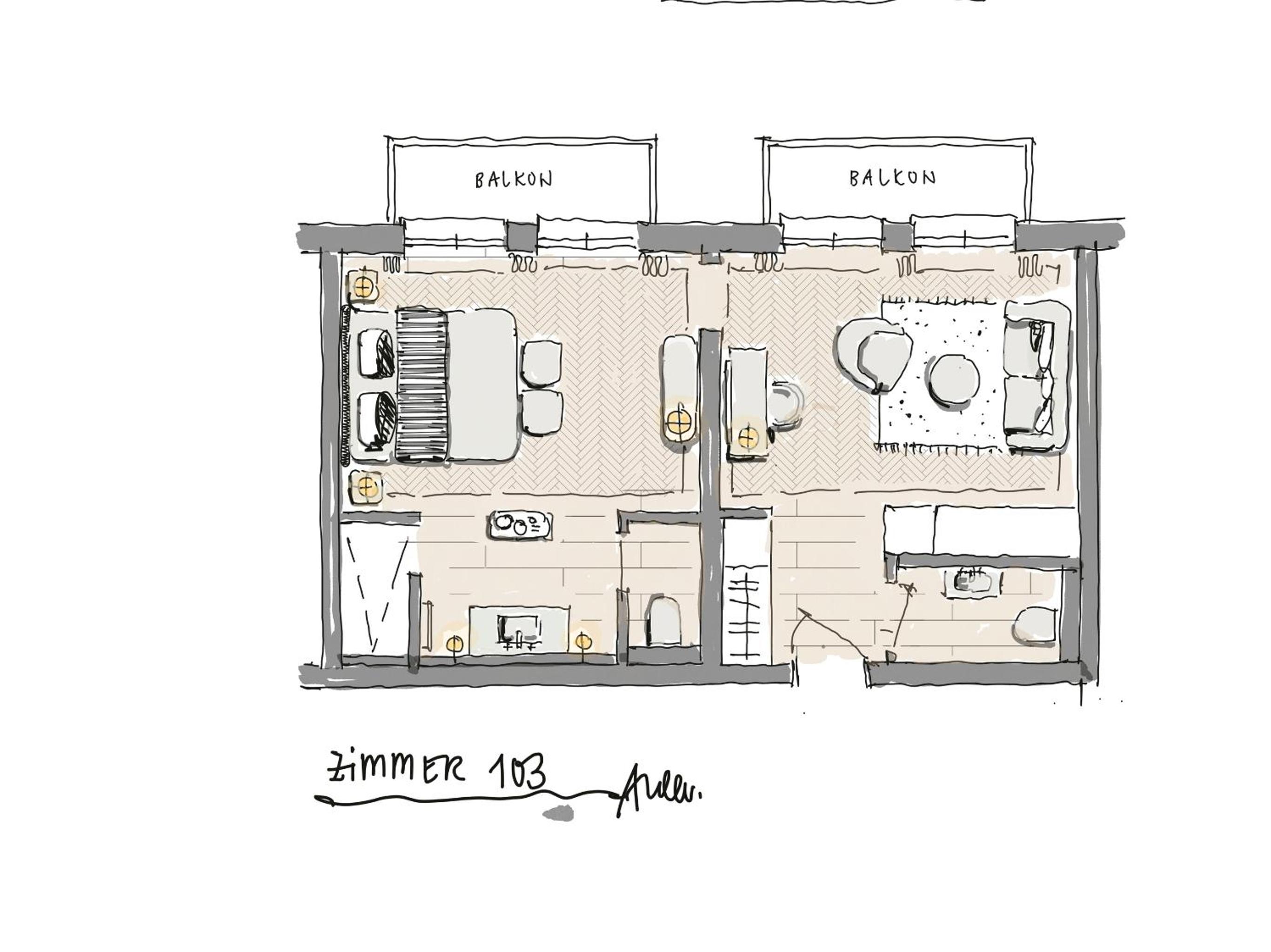 Junior Suite with Balcony