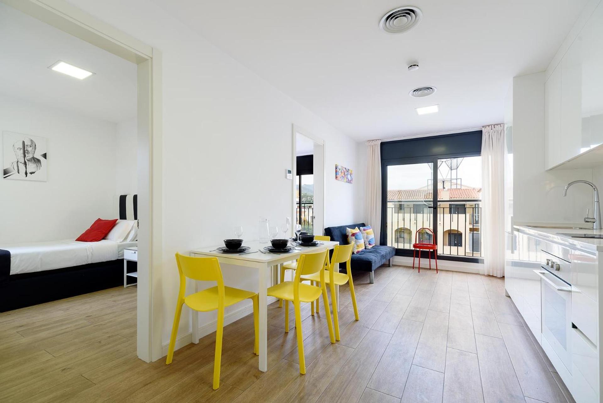 Apartamento de dos habitaciones
