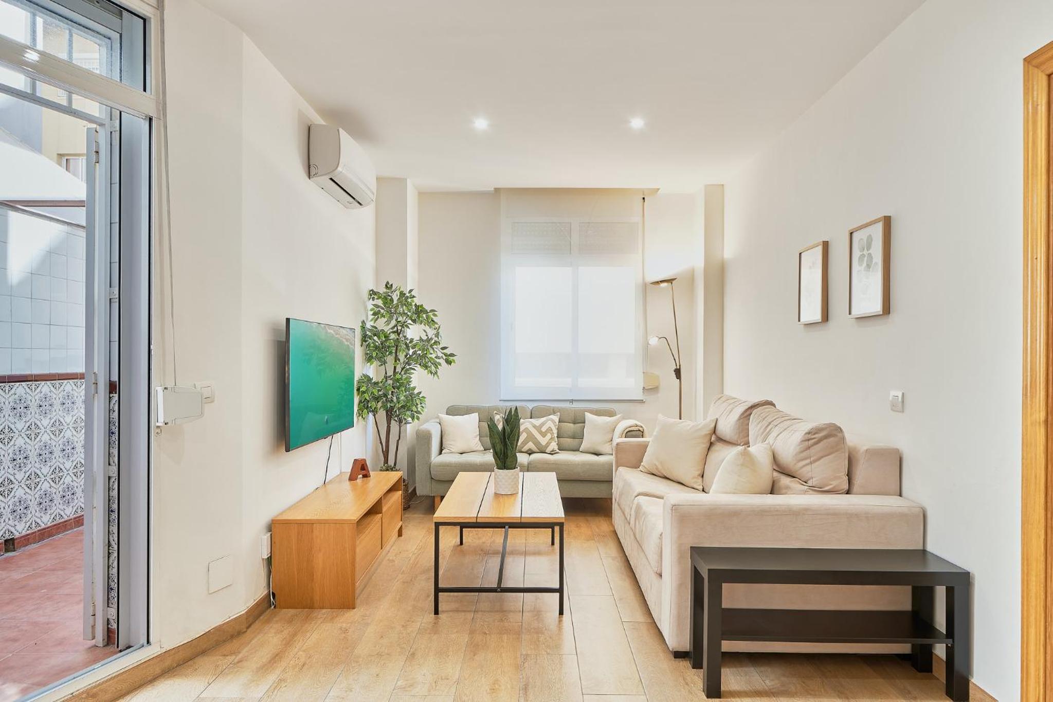 Apartamento de dos habitaciones