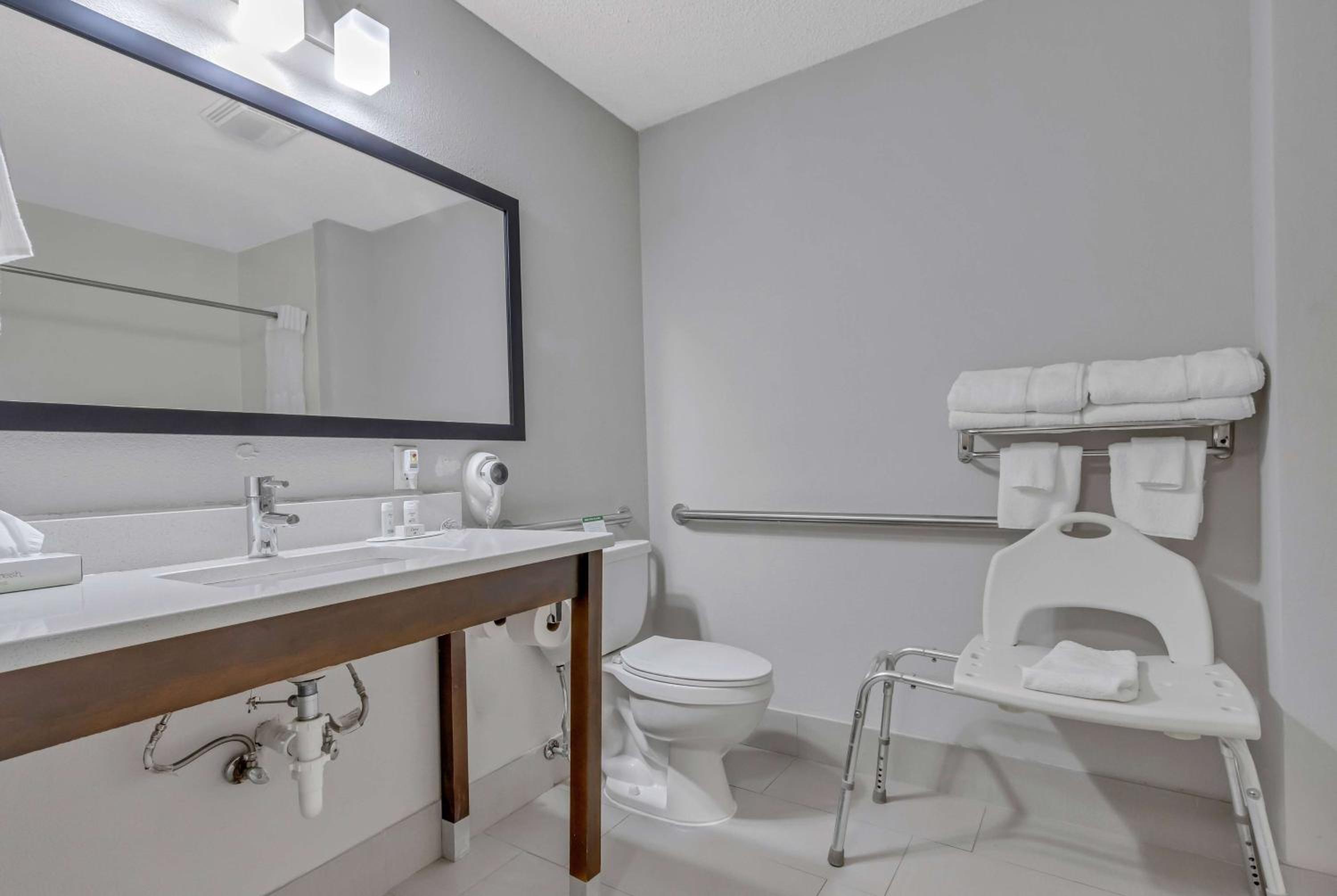 King Room Accessible Roll-In Shower - Non-Smoking - Ground Floor  - Photo 5