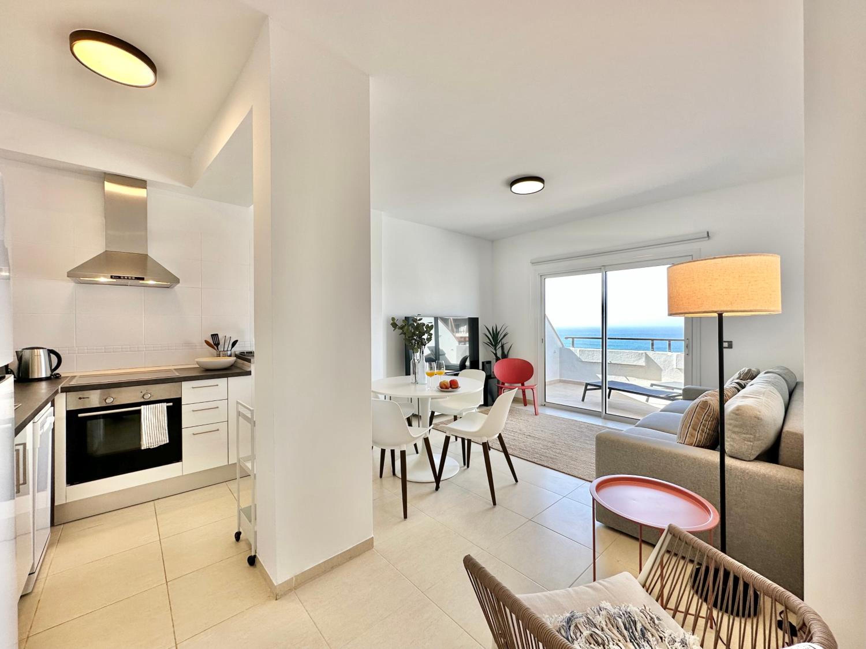 Apartamento con vista al mar