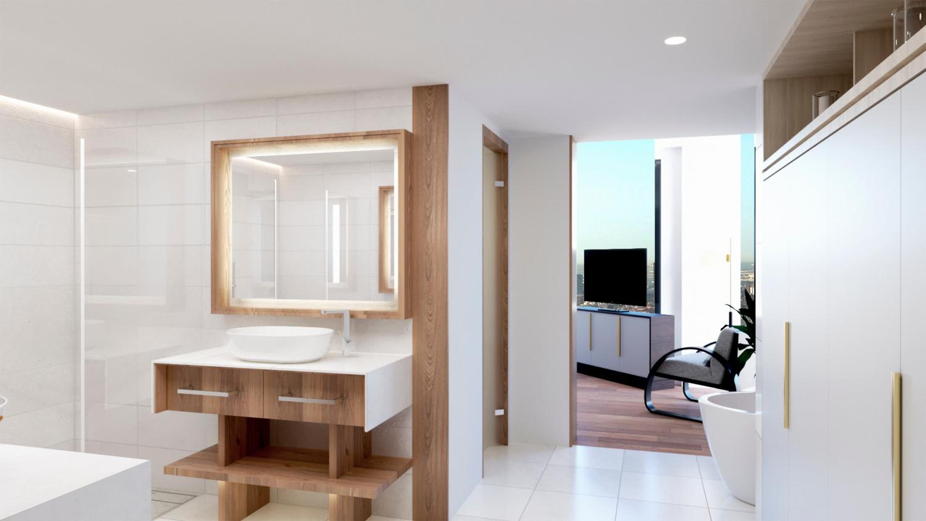 Red Level One Bedroom Master Suite