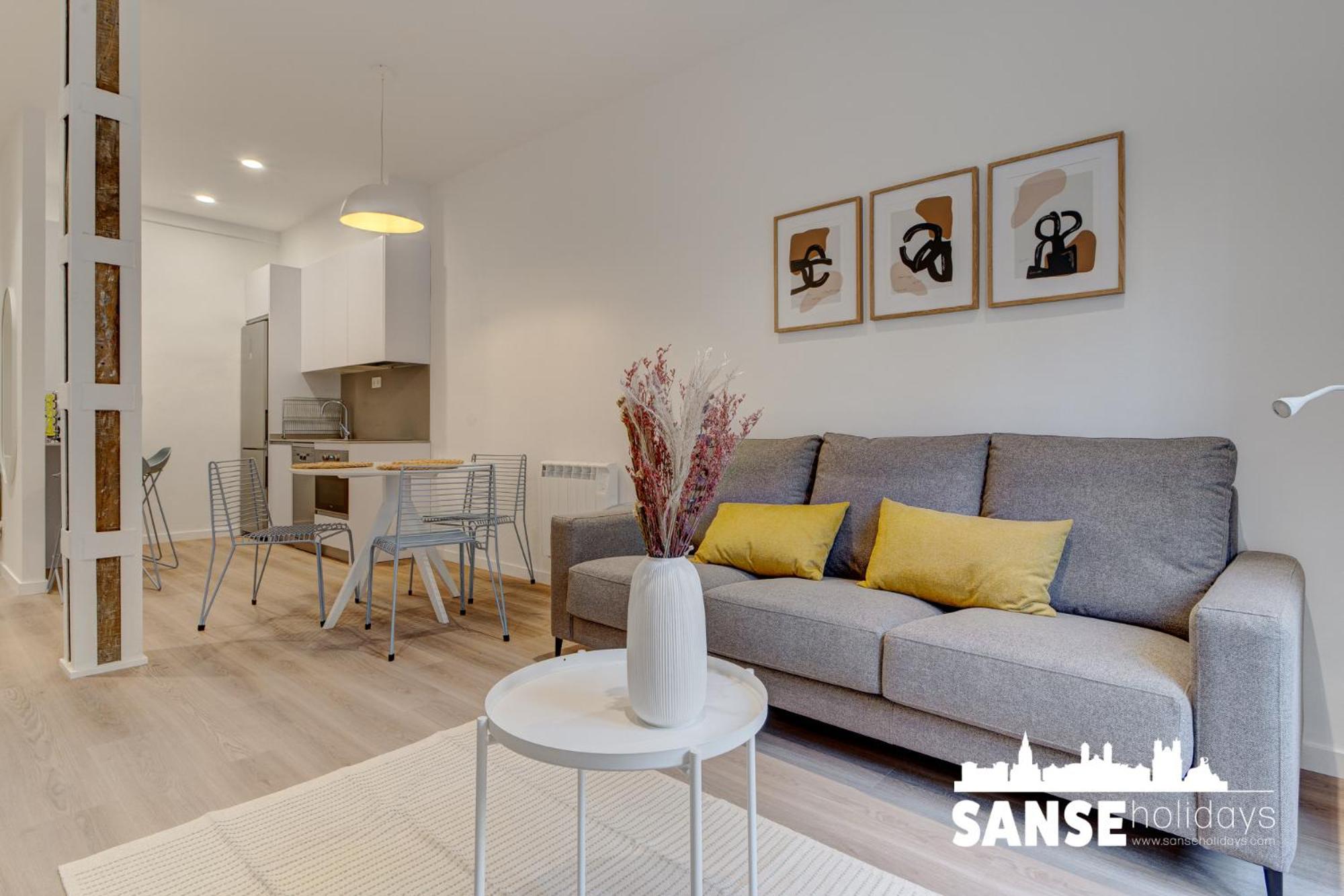 Apartamento de dos habitaciones