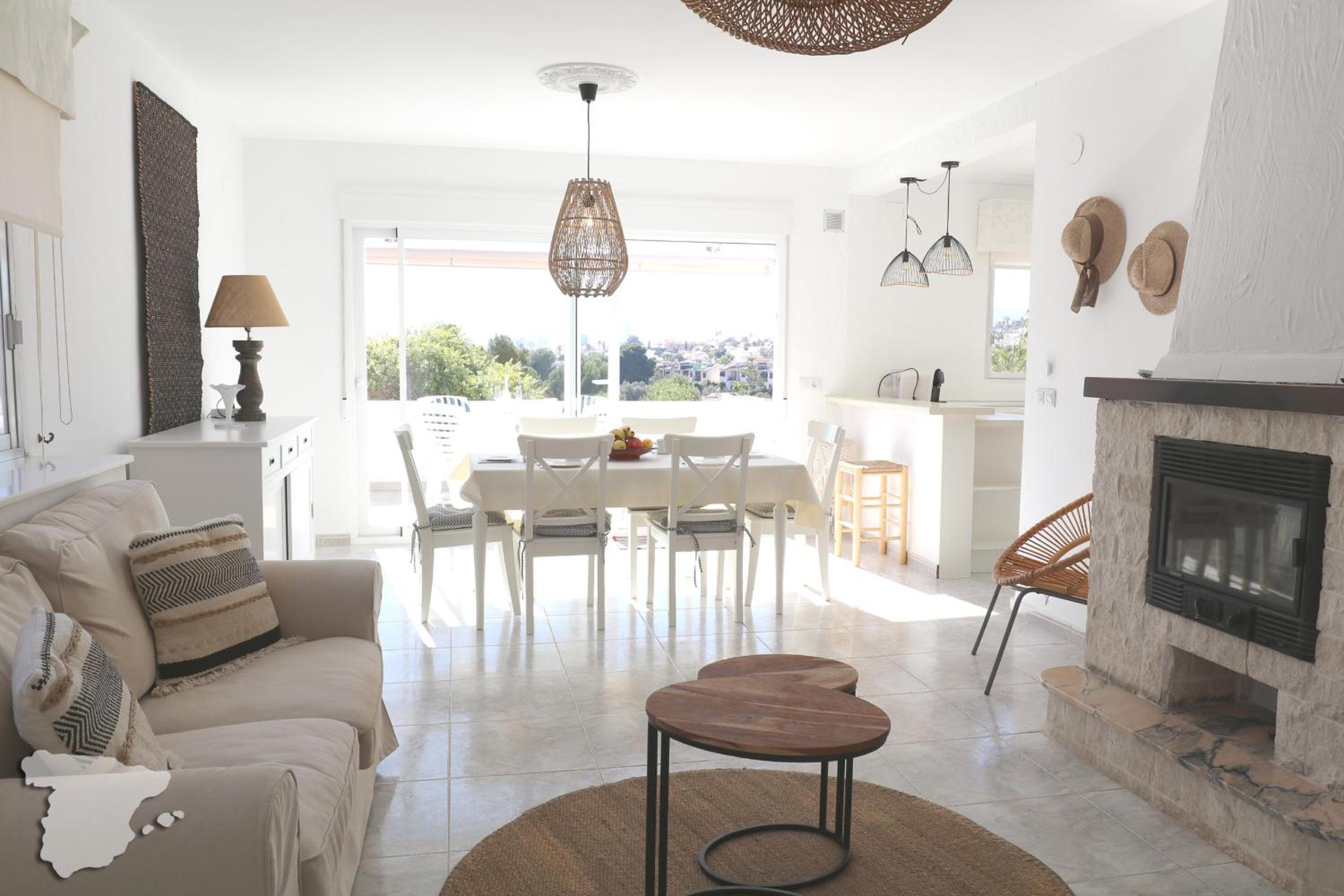 Villa con vistas al jardín