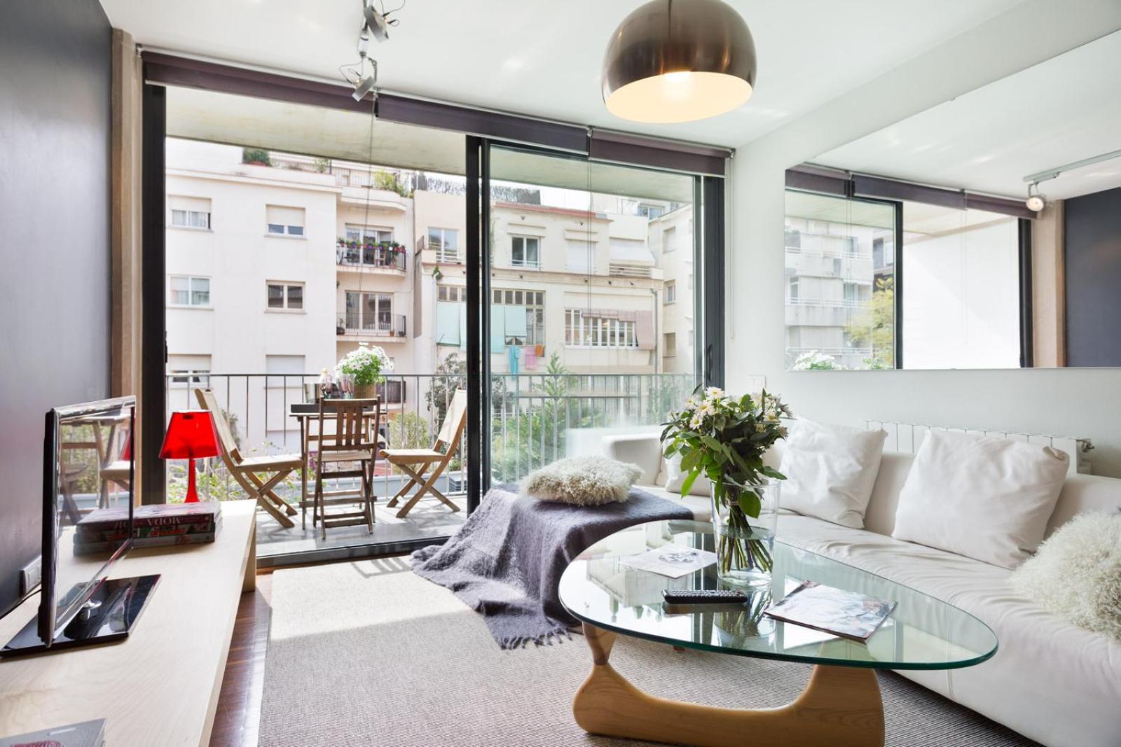 Apartamento con Balcón