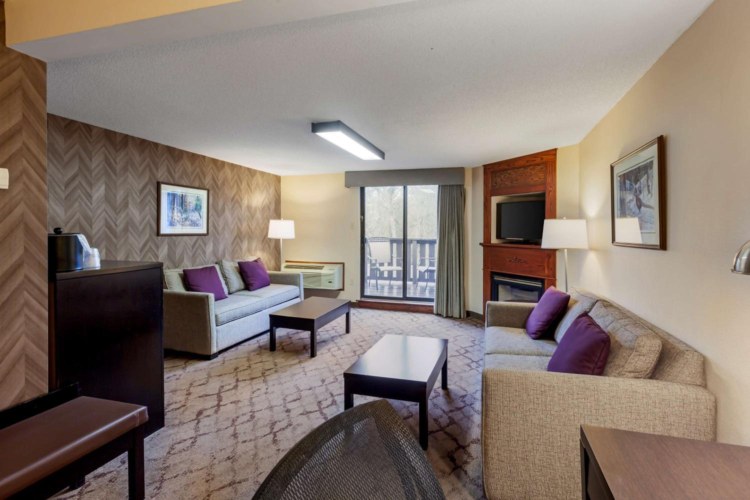 King Suite with Sofa Bed and Fireplace - Non-Smoking
