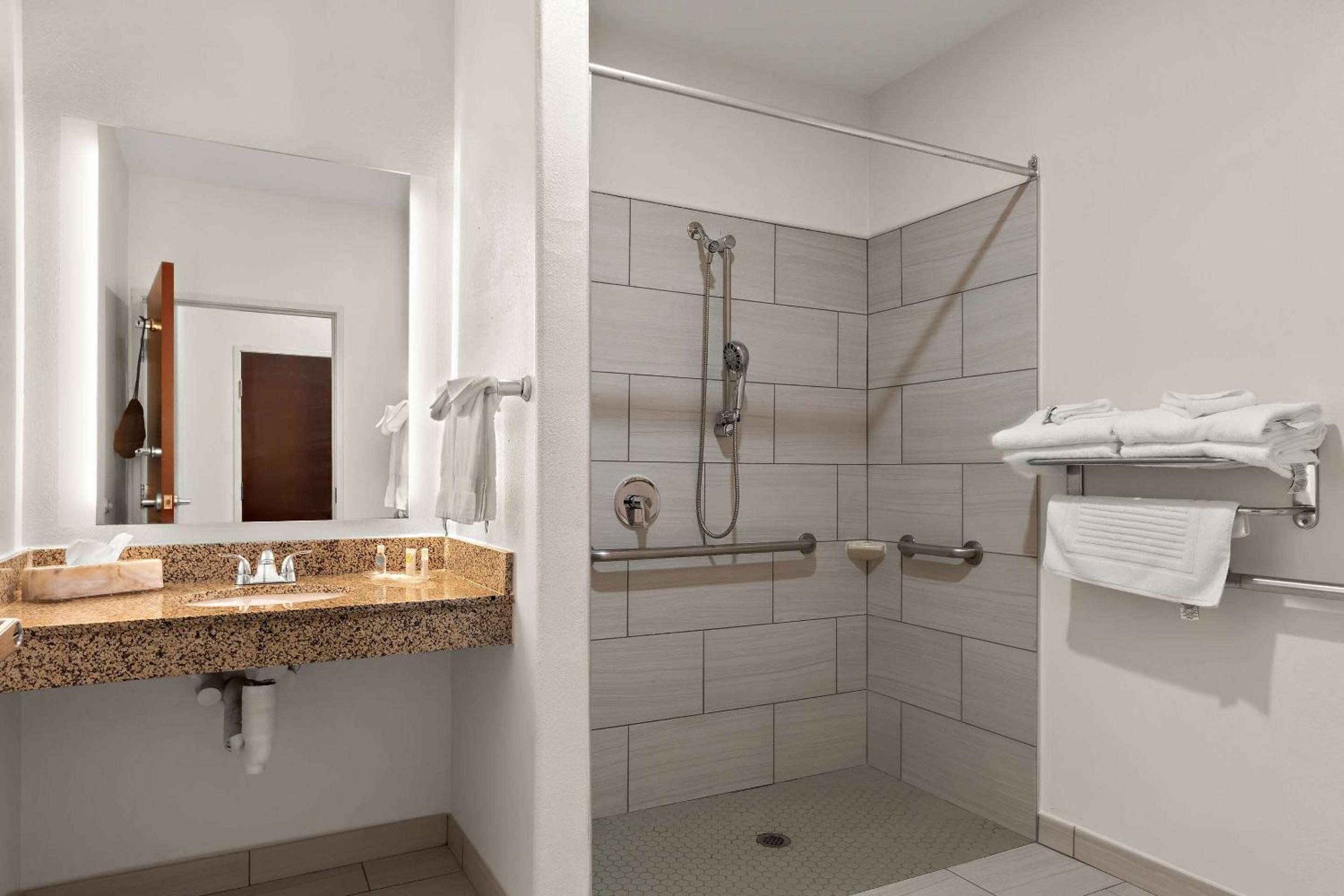 King Suite with Roll-in-Shower - Accessible/Non-Smoking