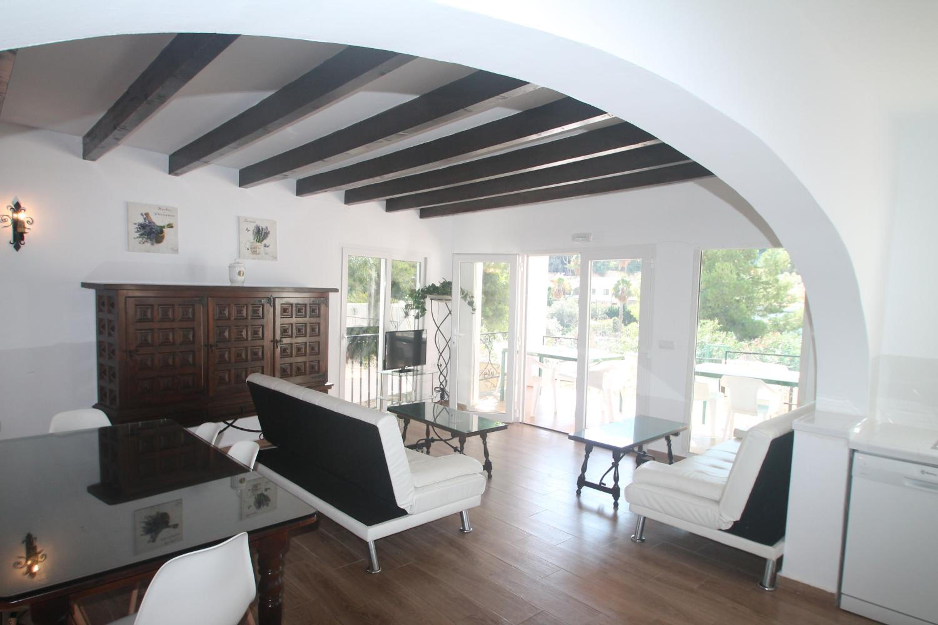 Villa con vistas al jardín