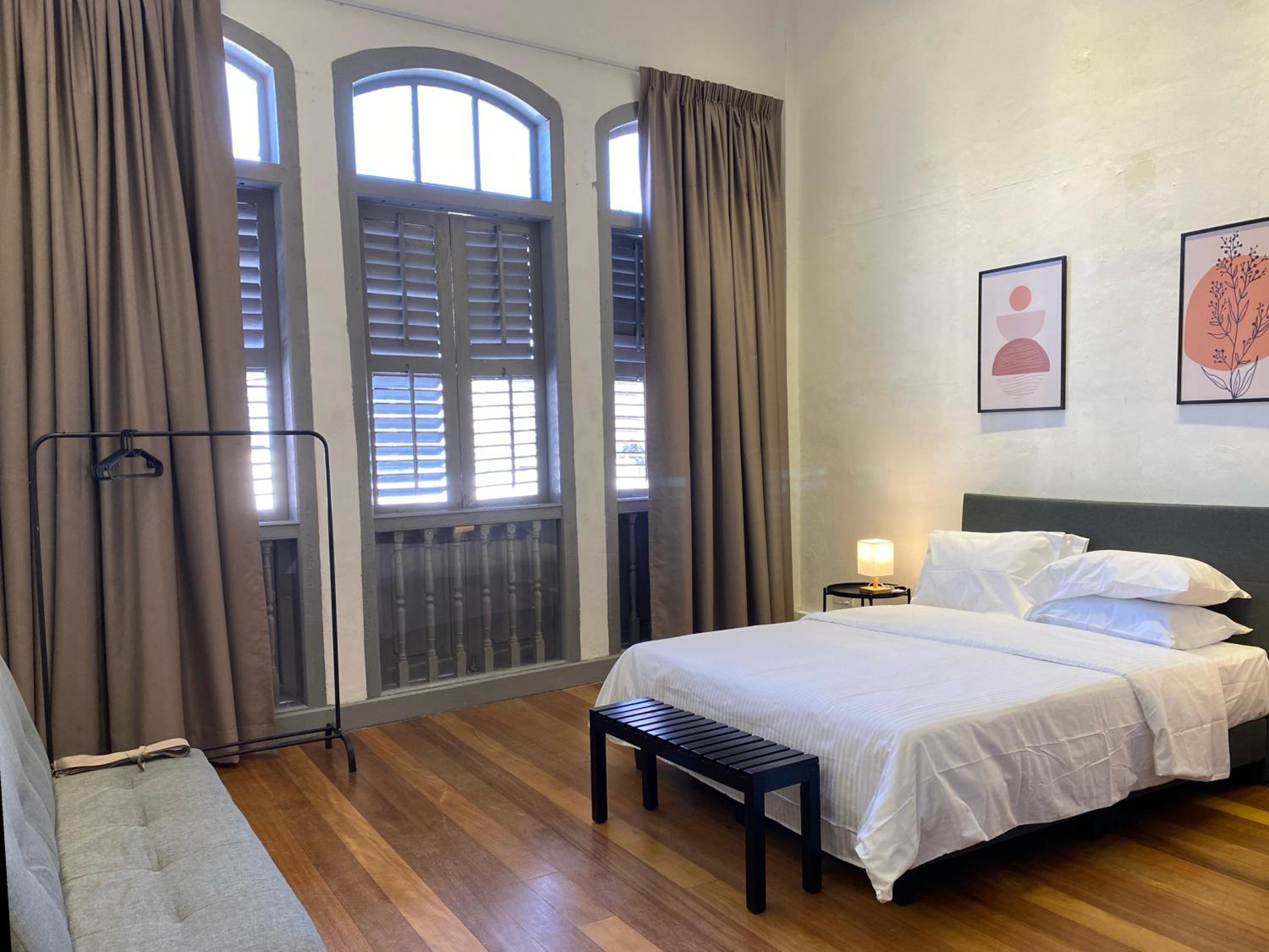 Family Room with Shared Bathroom