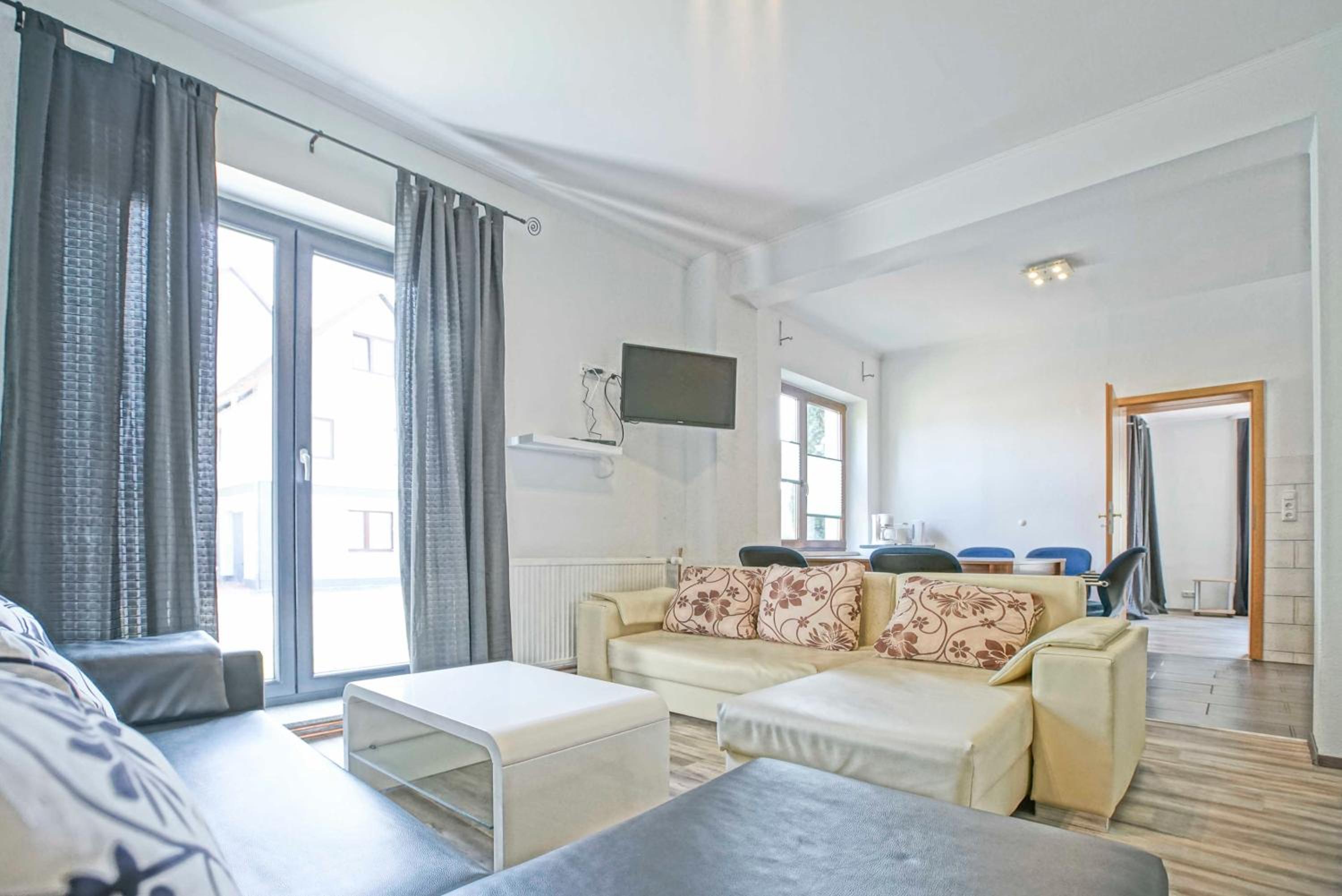 Two-Bedroom Apartment with Balcony and Terrace