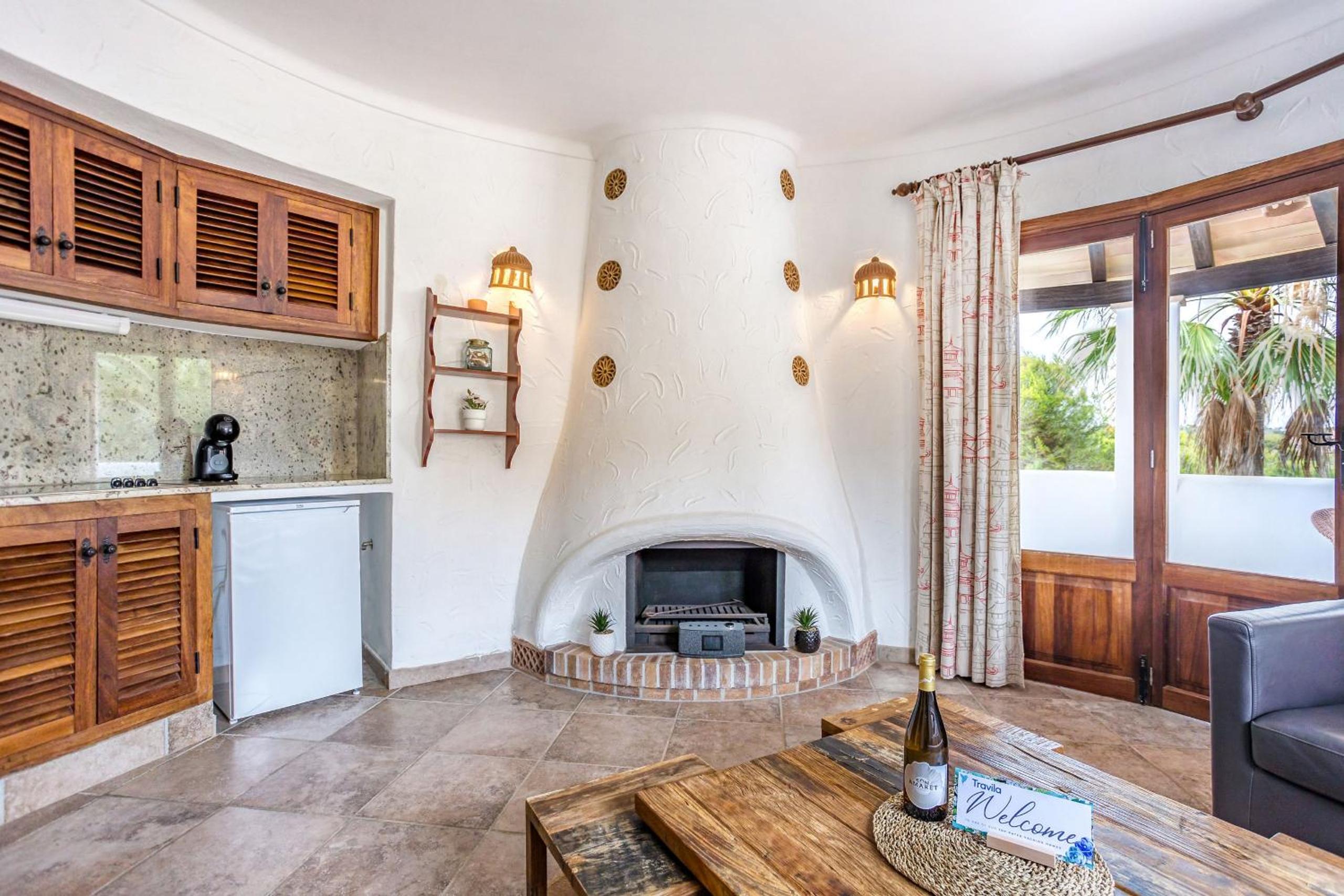 Apartamento con vista a la piscina