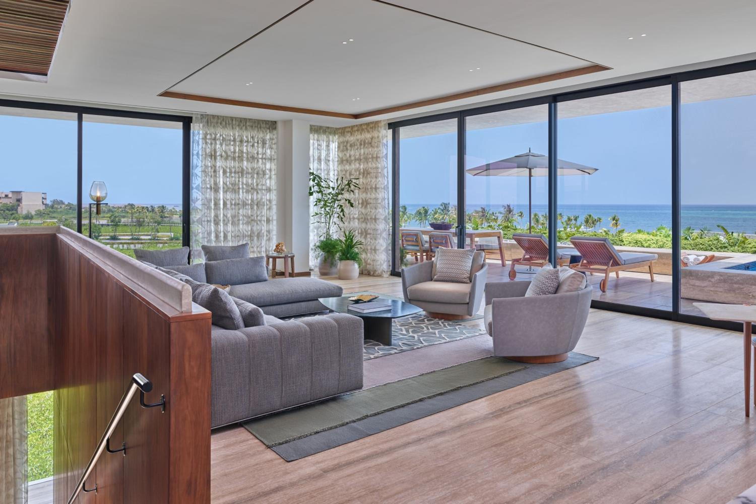 Two-Bedroom Presidential Corner Suite with Ocean View