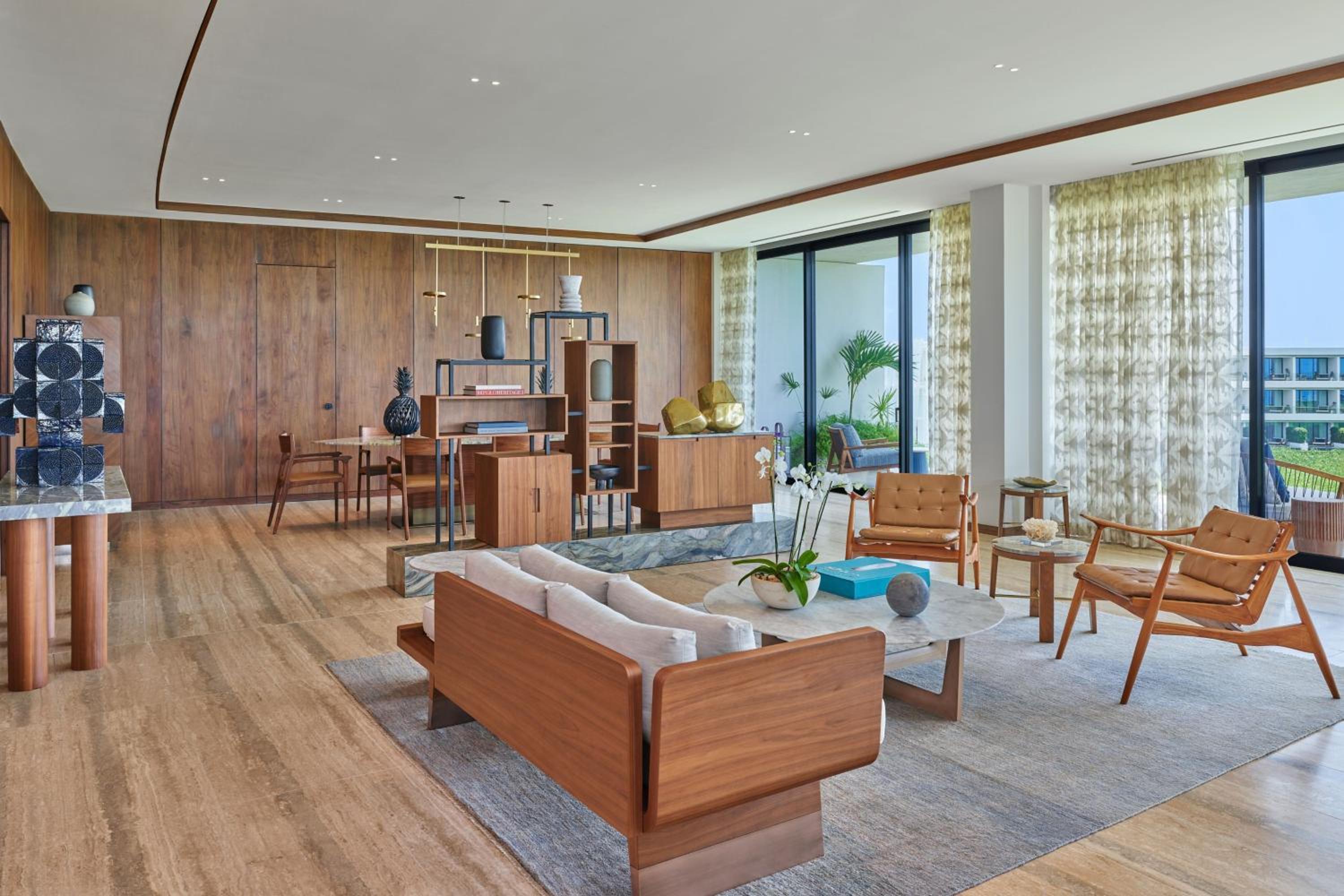 Two-Bedroom Presidential Corner Suite with Ocean View