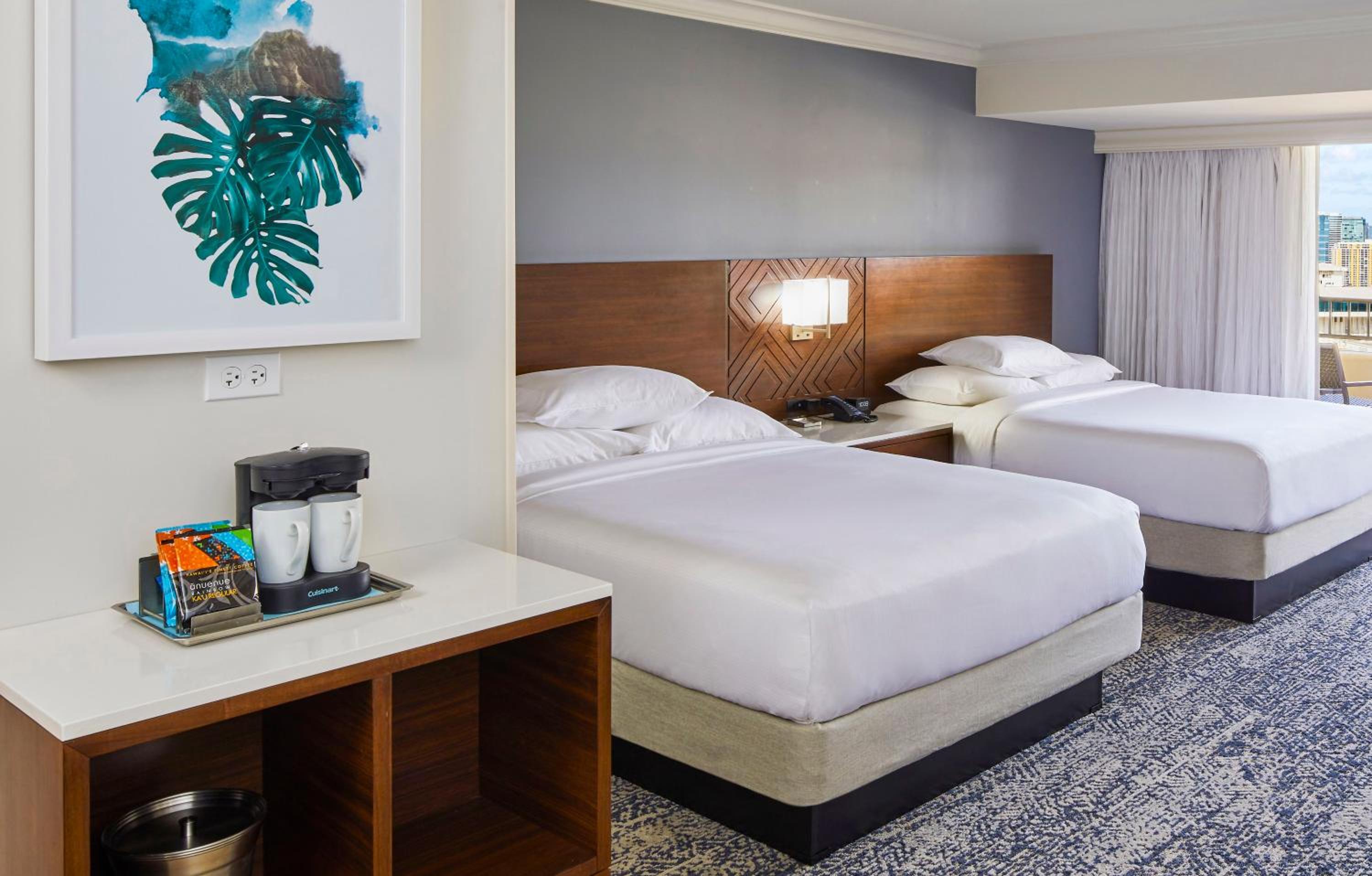 Tapa Collection Resort View with Two Queen Beds - Mobility Accessible Tub