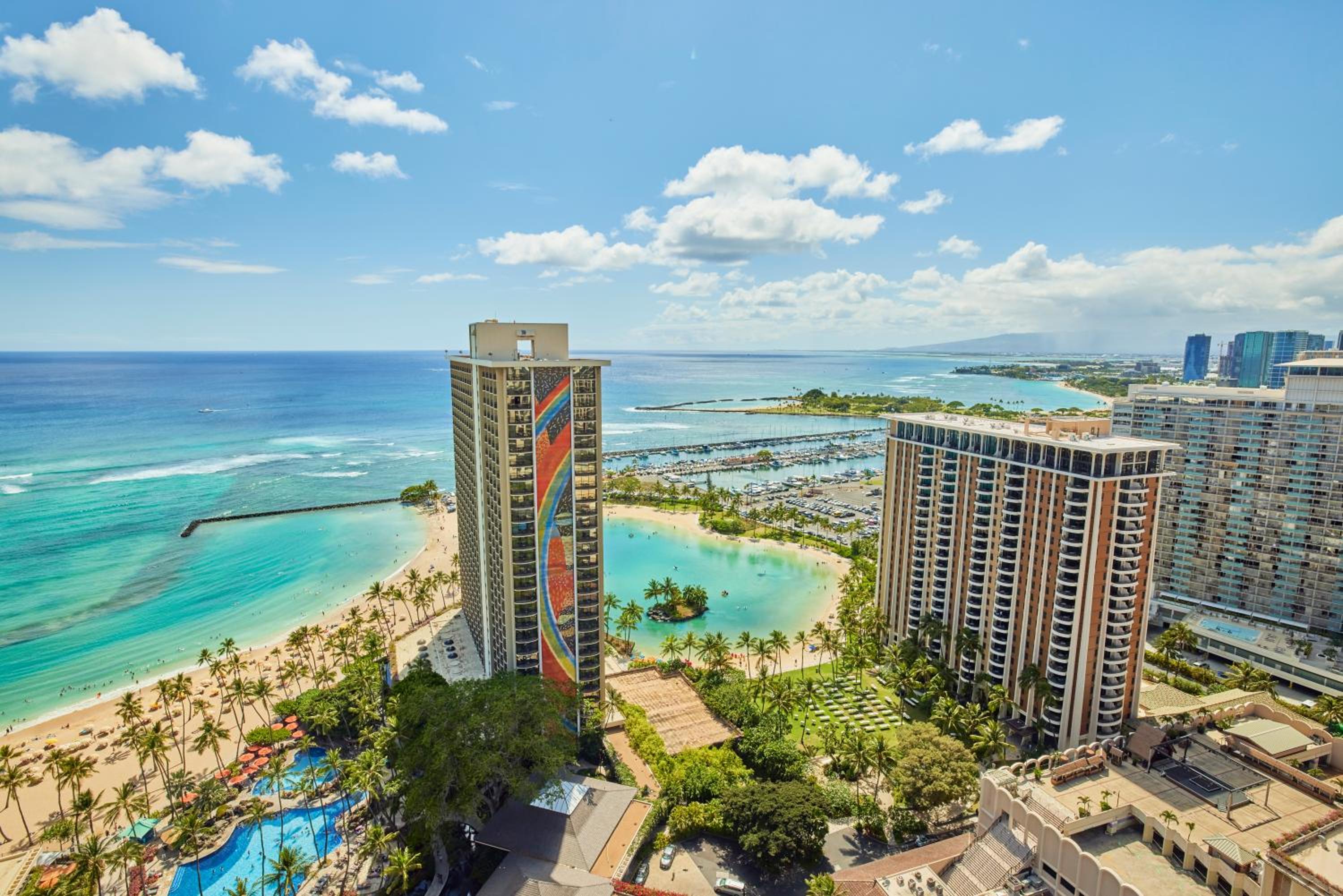 Tapa Collection Corner Ocean View One-Bedroom Suite with Two Queen Beds