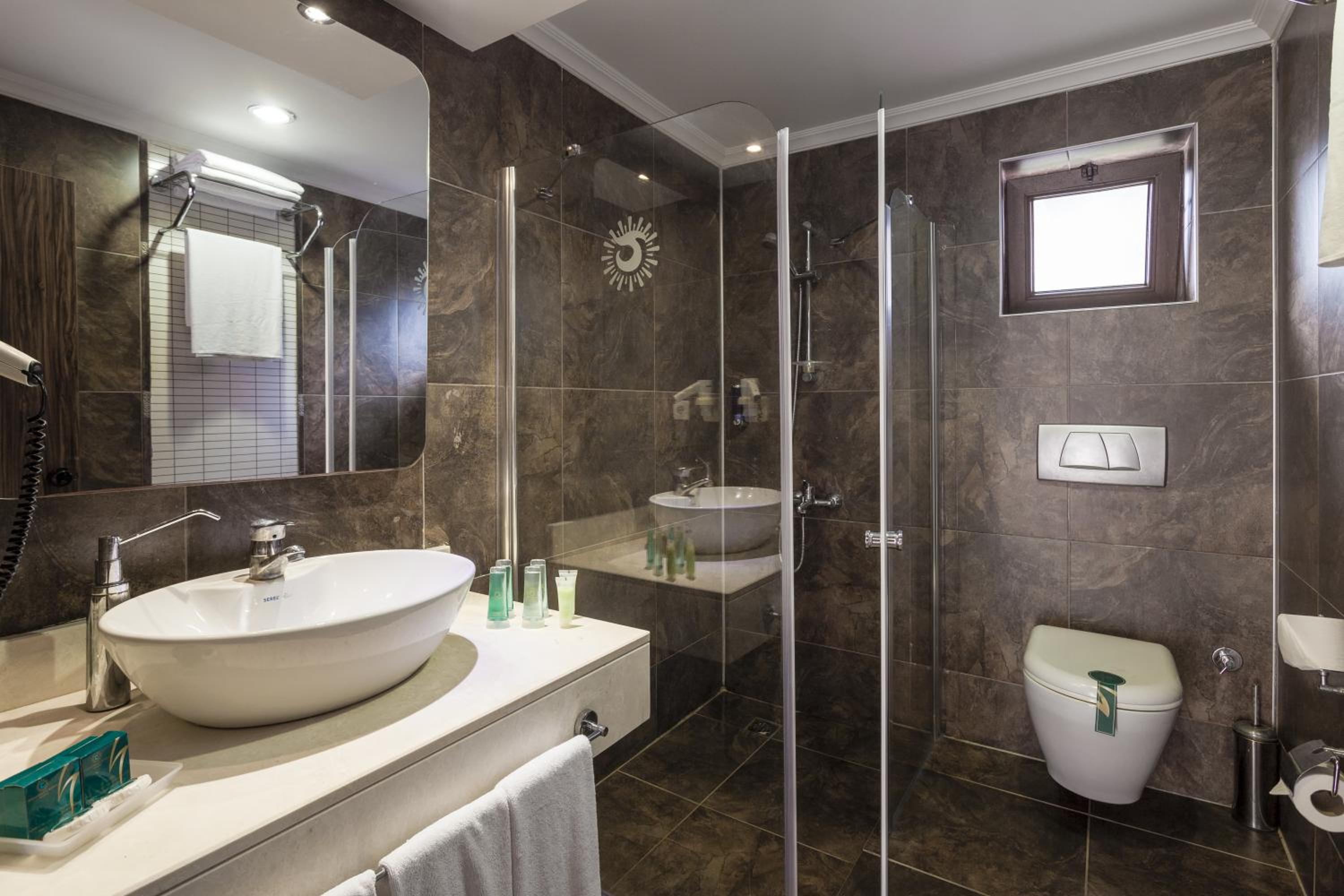 Indulge in luxury with our elegant bathroom amenities.