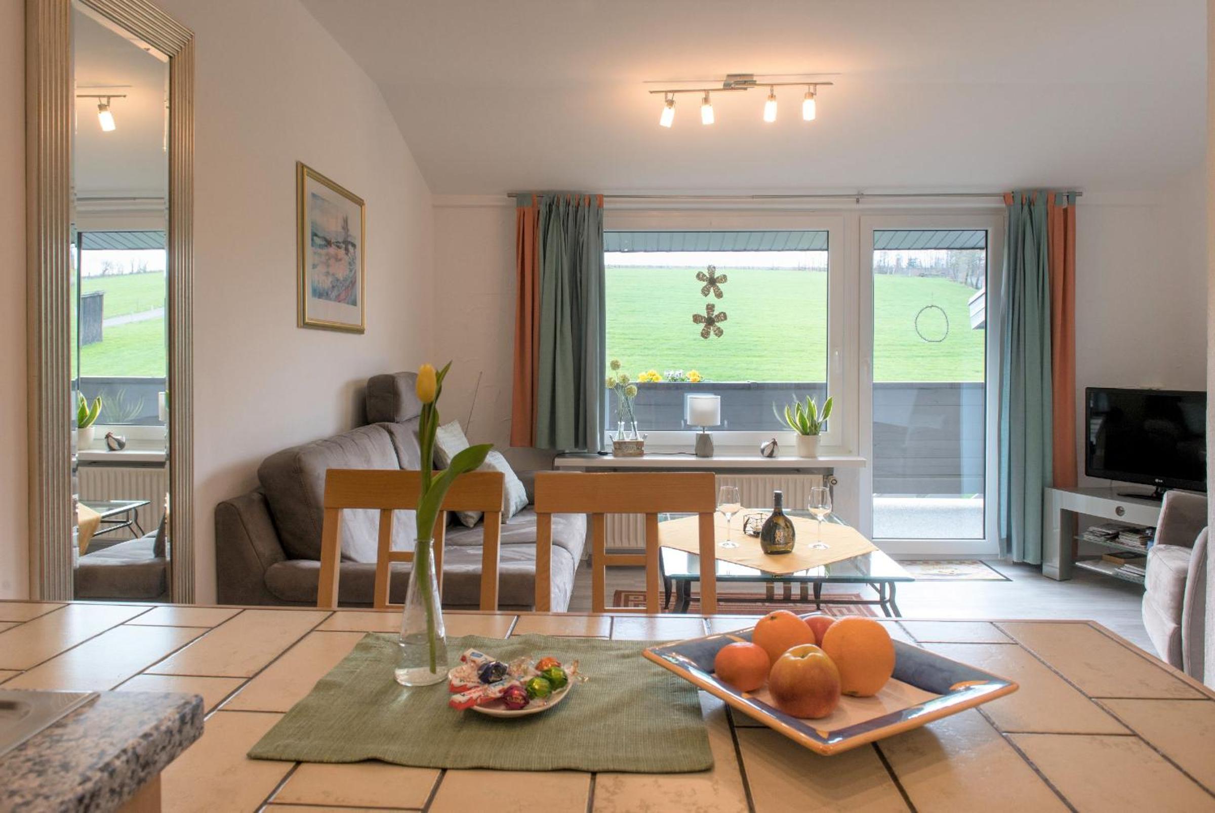 Two-Bedroom Deluxe Apartment with Garden View
